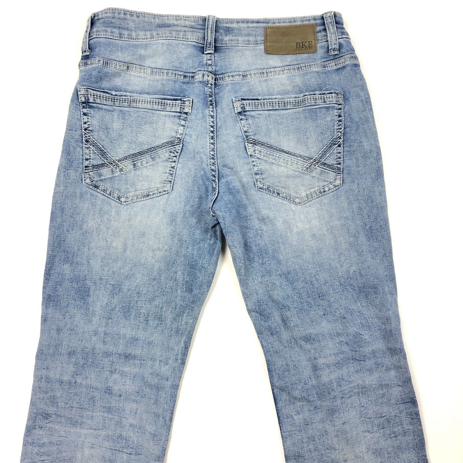 True Religion BKE Aiden Light Wash Denim Jeans Size 31x30 B7 Size US 31 - 10 Thumbnail
