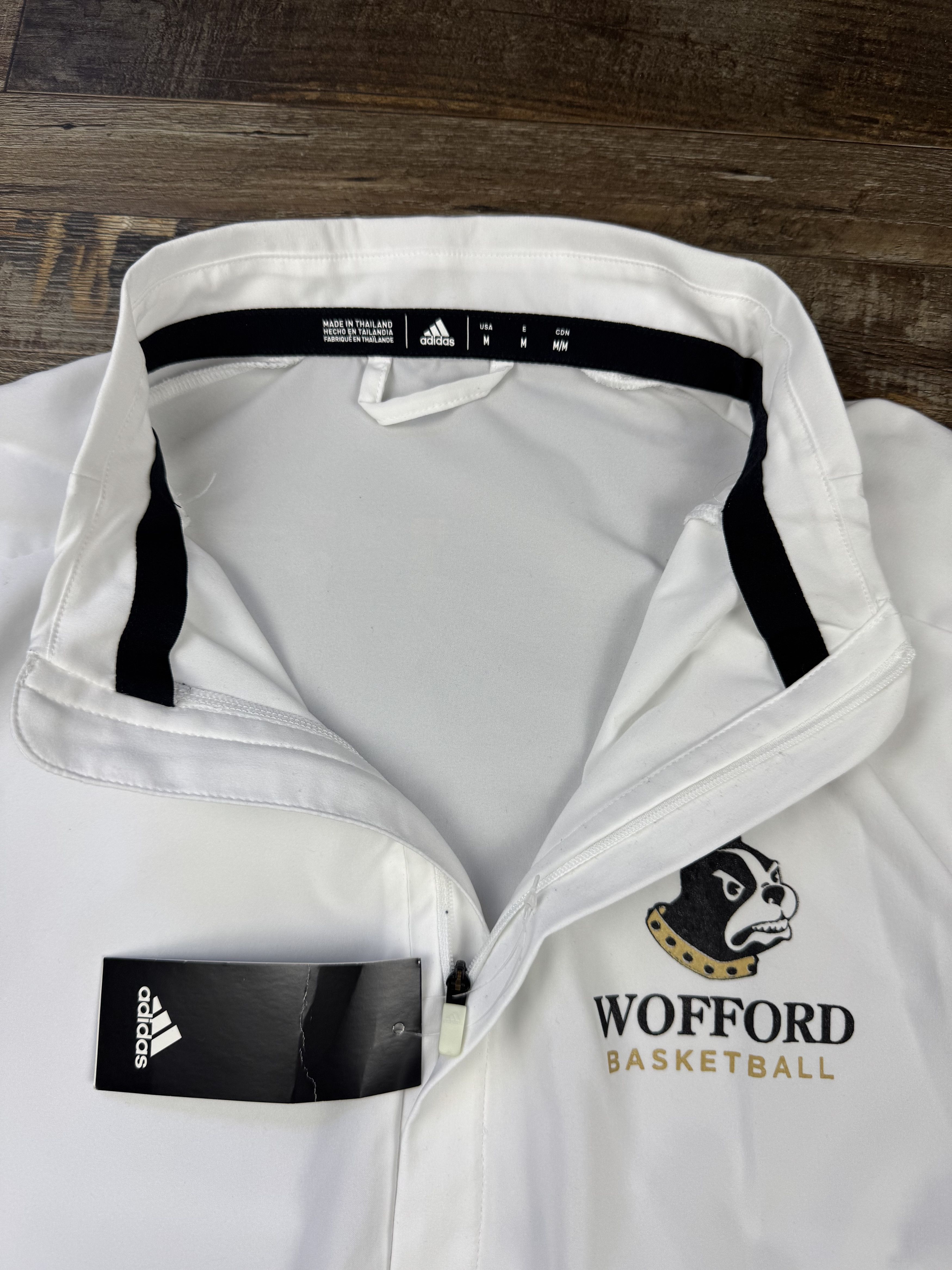 Adidas New Wofford Terriers Basketball adidas 1/2 Zip Jacket Size US M / EU 48-50 / 2 - 5 Thumbnail