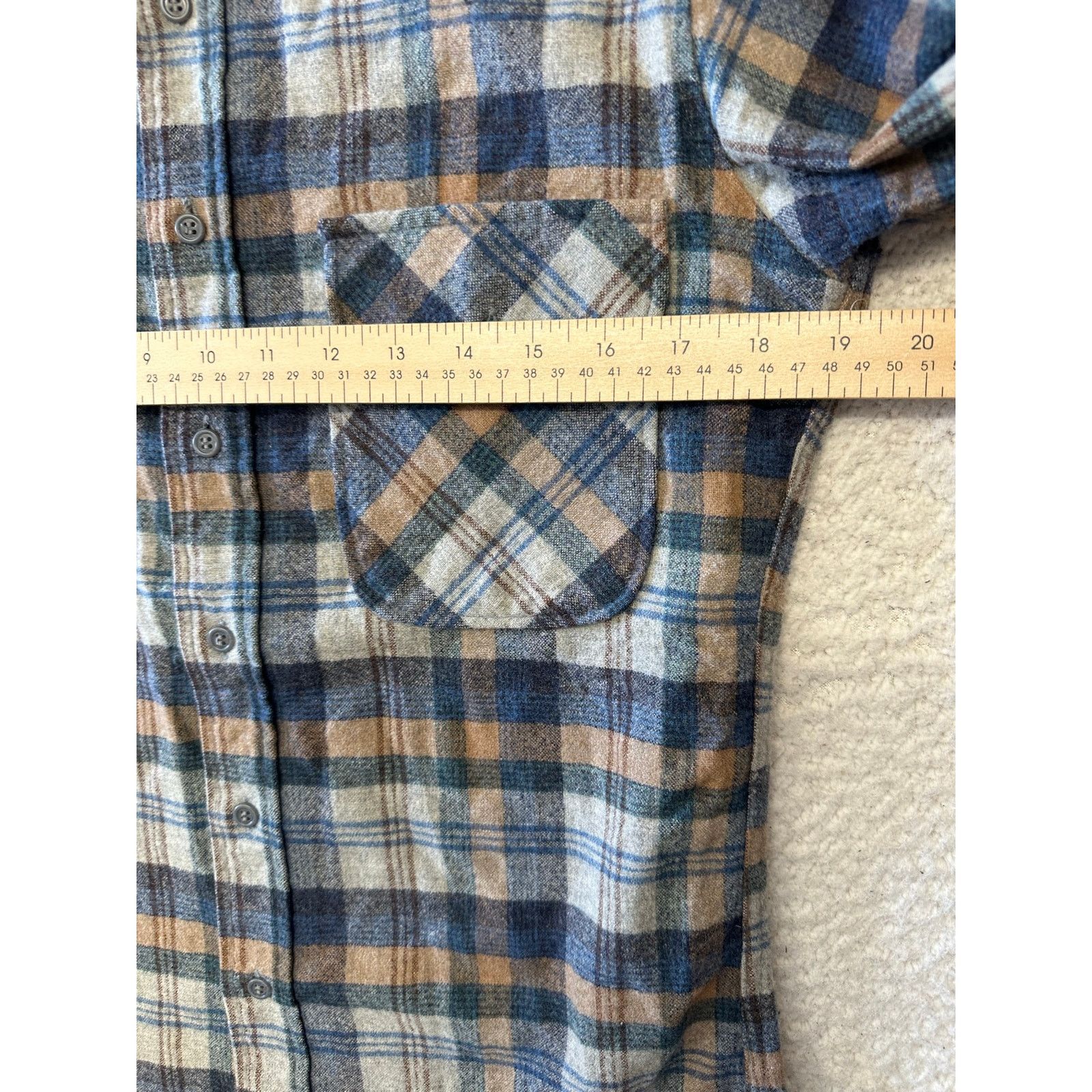 Pendleton Vtg 70s Pendleton Long Sleeve Button Down Wool Shirt Small Size US S / EU 44-46 / 1 - 6 Thumbnail