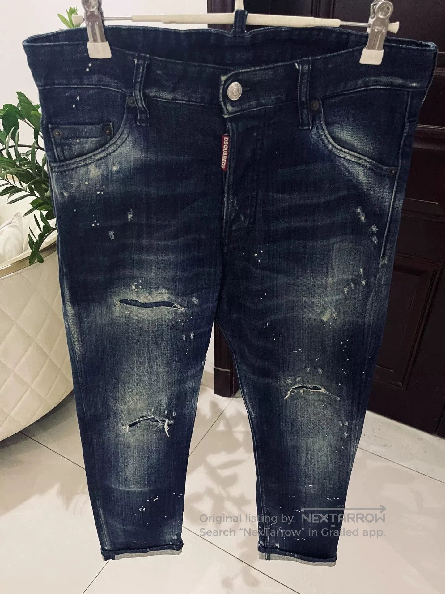 Dsquared2 DSQUARED2 Glam Head Pants for Women. Size US 28 / EU 44 - 1 Thumbnail