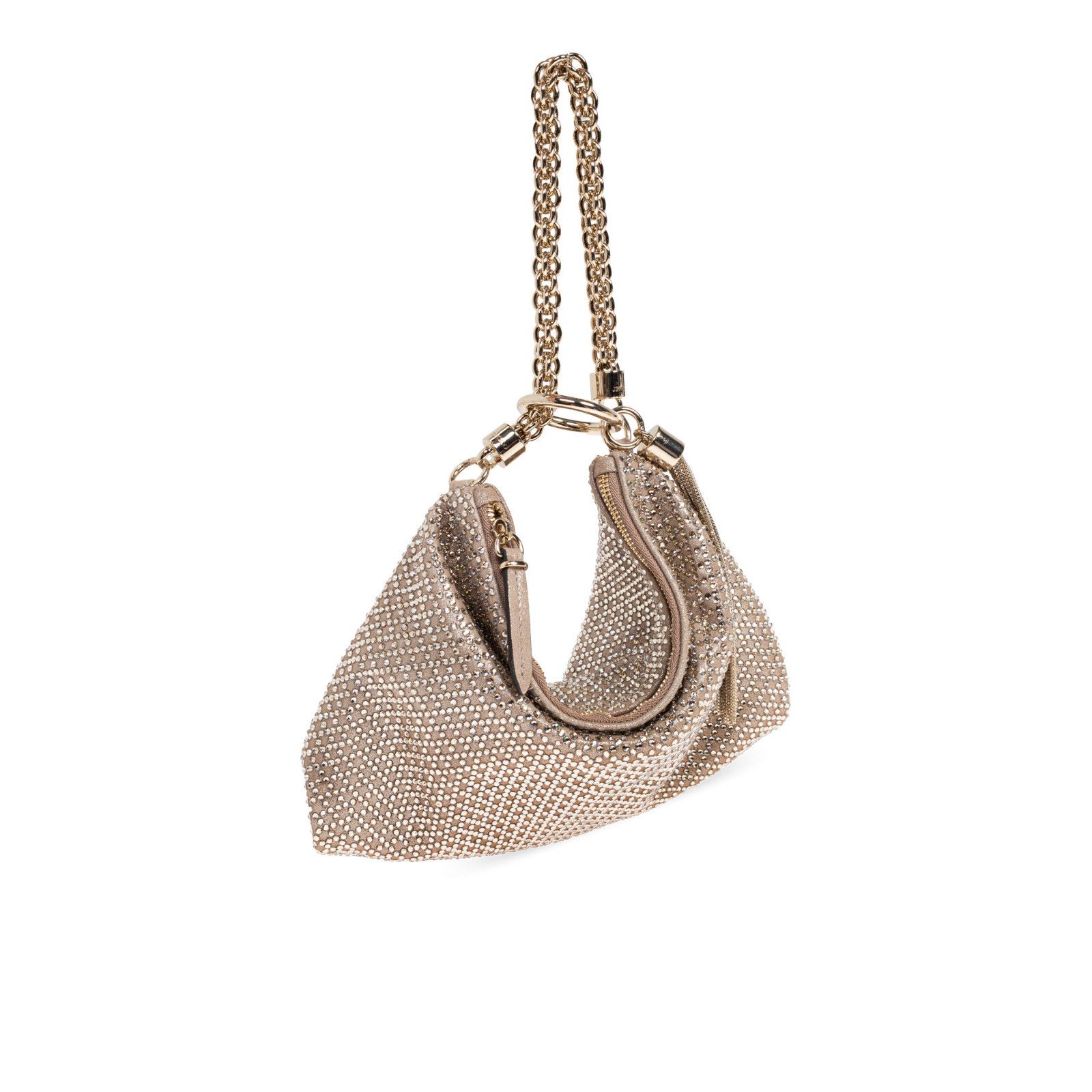 Jimmy Choo JIMMY CHOO Callie Gold Crystal Handbag New & Authentic Size ONE SIZE - 3 Thumbnail