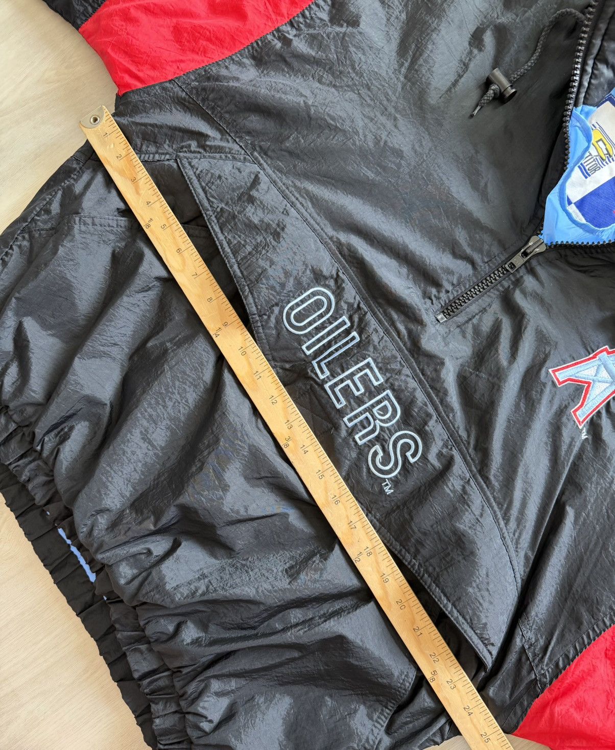 Vintage Vintage 90s Houston Oilers Competitor Pullover Jacket Sz L Size US L / EU 52-54 / 3 - 5 Thumbnail