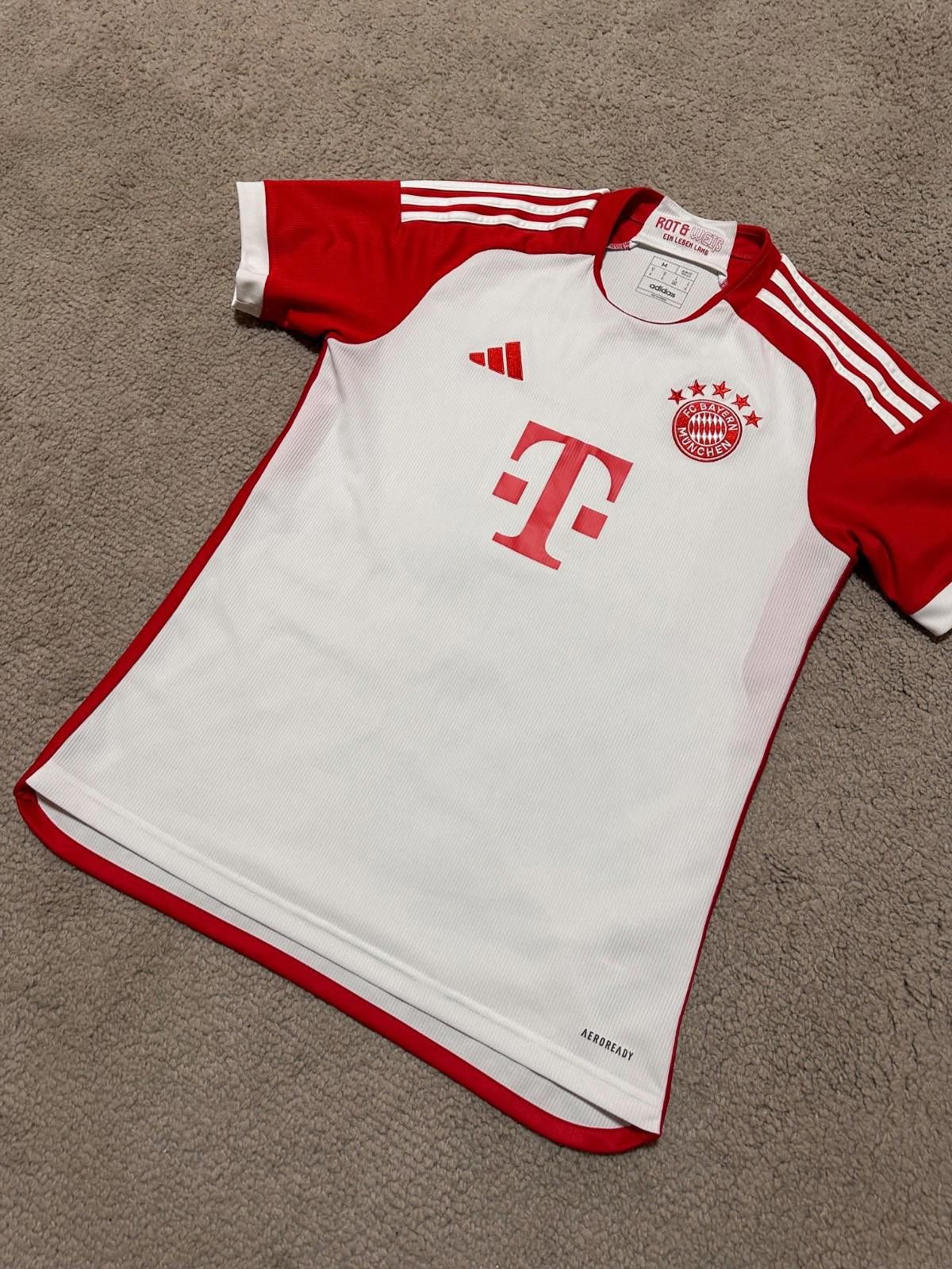 Adidas 2023/24 Adidas Bayern Munich Football Shirt Soccer Jersey Size US M / EU 48-50 / 2 - 2 Thumbnail