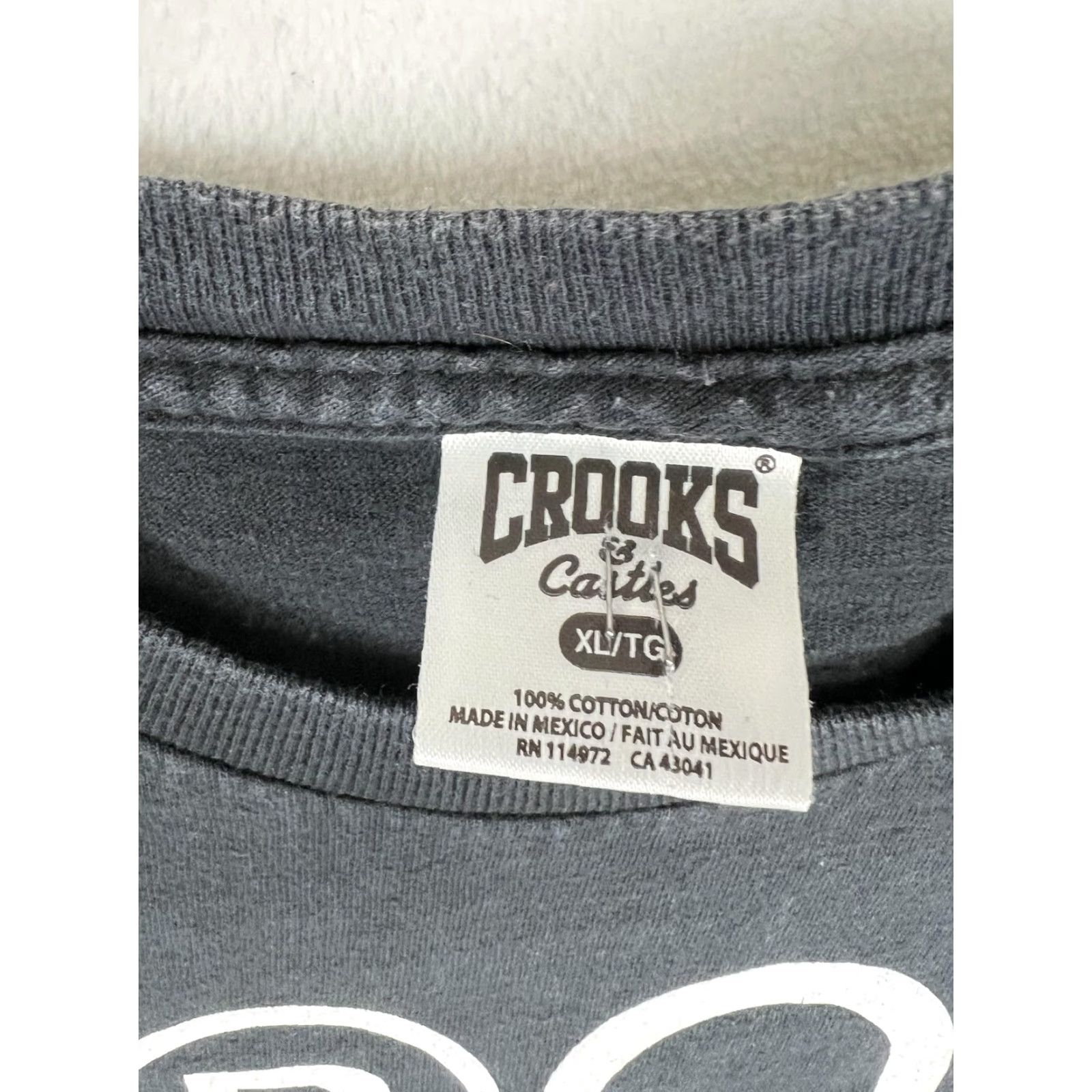 Crooks & Castles VINTAGE Crooks & Castles T-Shirt Mens XL No 1 Los Angeles Black Streetwear Y2K Size US XL / EU 56 / 4 - 3 Thumbnail