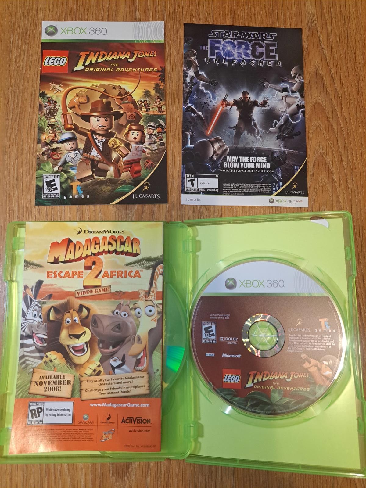Other LEGO Indiana Jones Kung Fu Panda Xbox 360 COMPLETE Size ONE SIZE - 3 Thumbnail