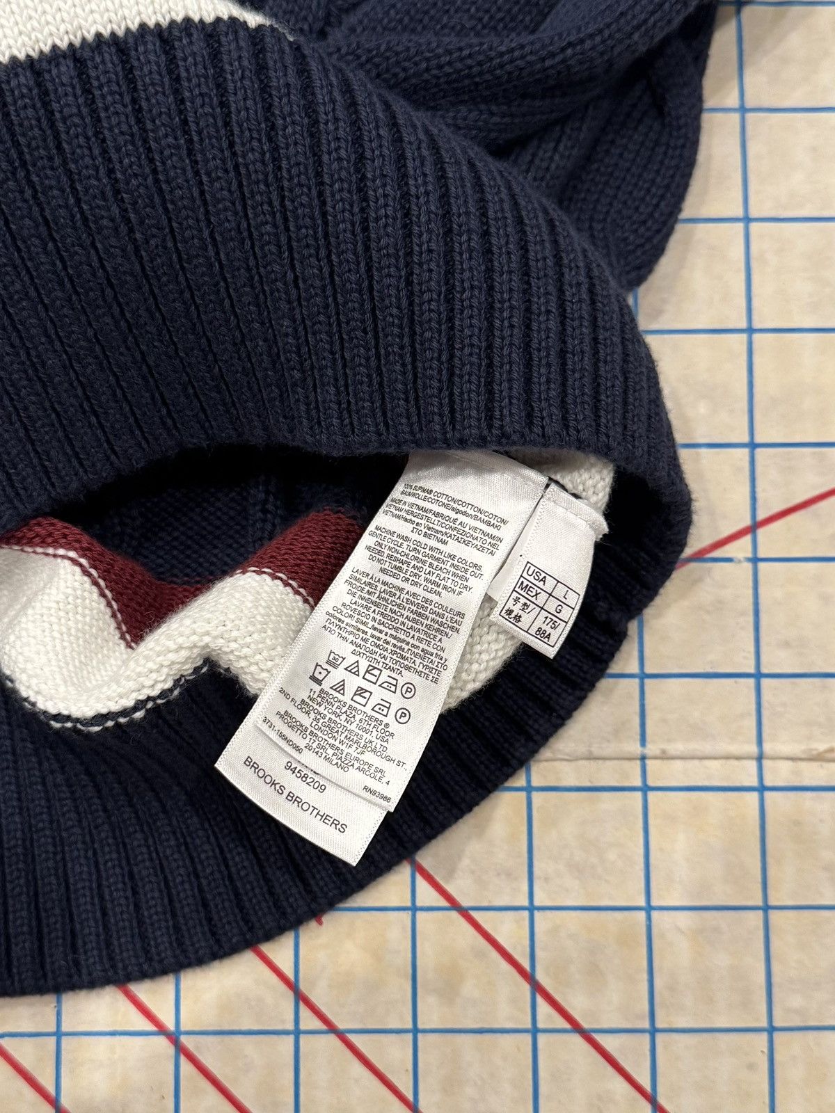 Brooks Brothers NWT Brooks Brothers Supima Cotton Cable Knit Sweater Large Size US L / EU 52-54 / 3 - 8 Thumbnail