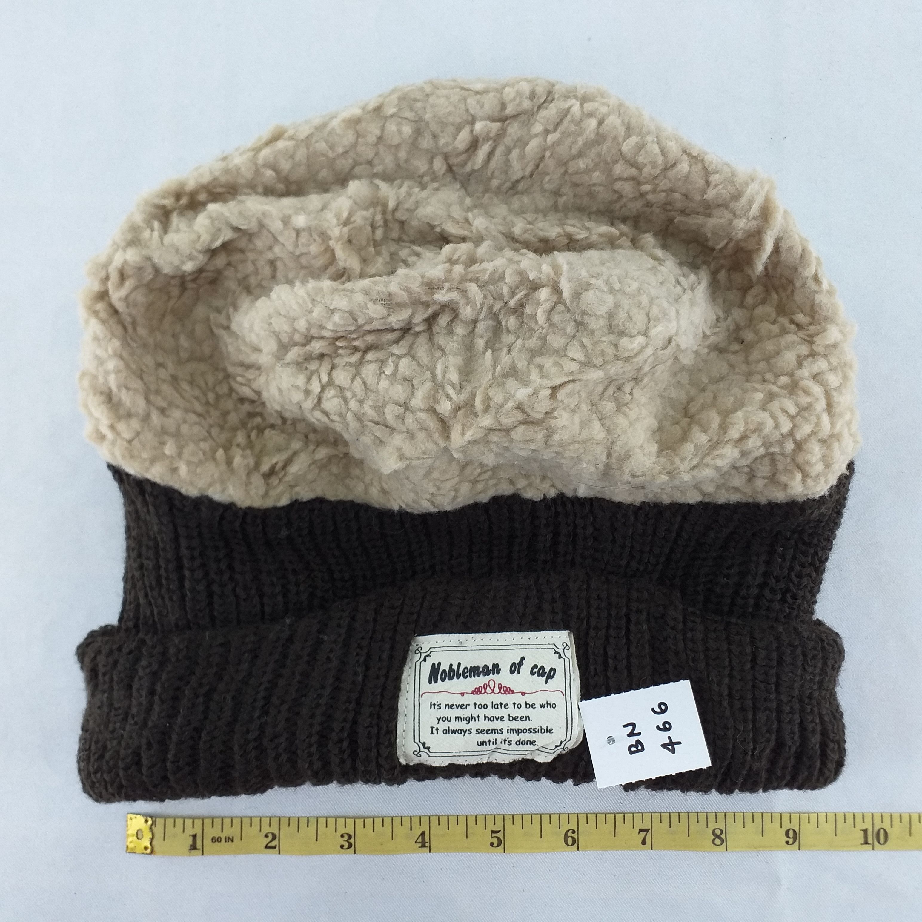 Japanese Brand Nobleman of Cap Snow Cap Hat Beanie -BN466 Size ONE SIZE - 4 Thumbnail