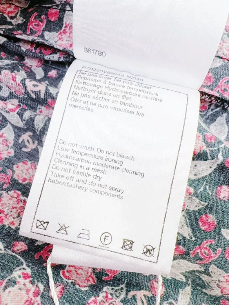 Chanel Chanel 24B broken flower logo trousers Size 24" / US 00 / IT 34 - 6 Thumbnail