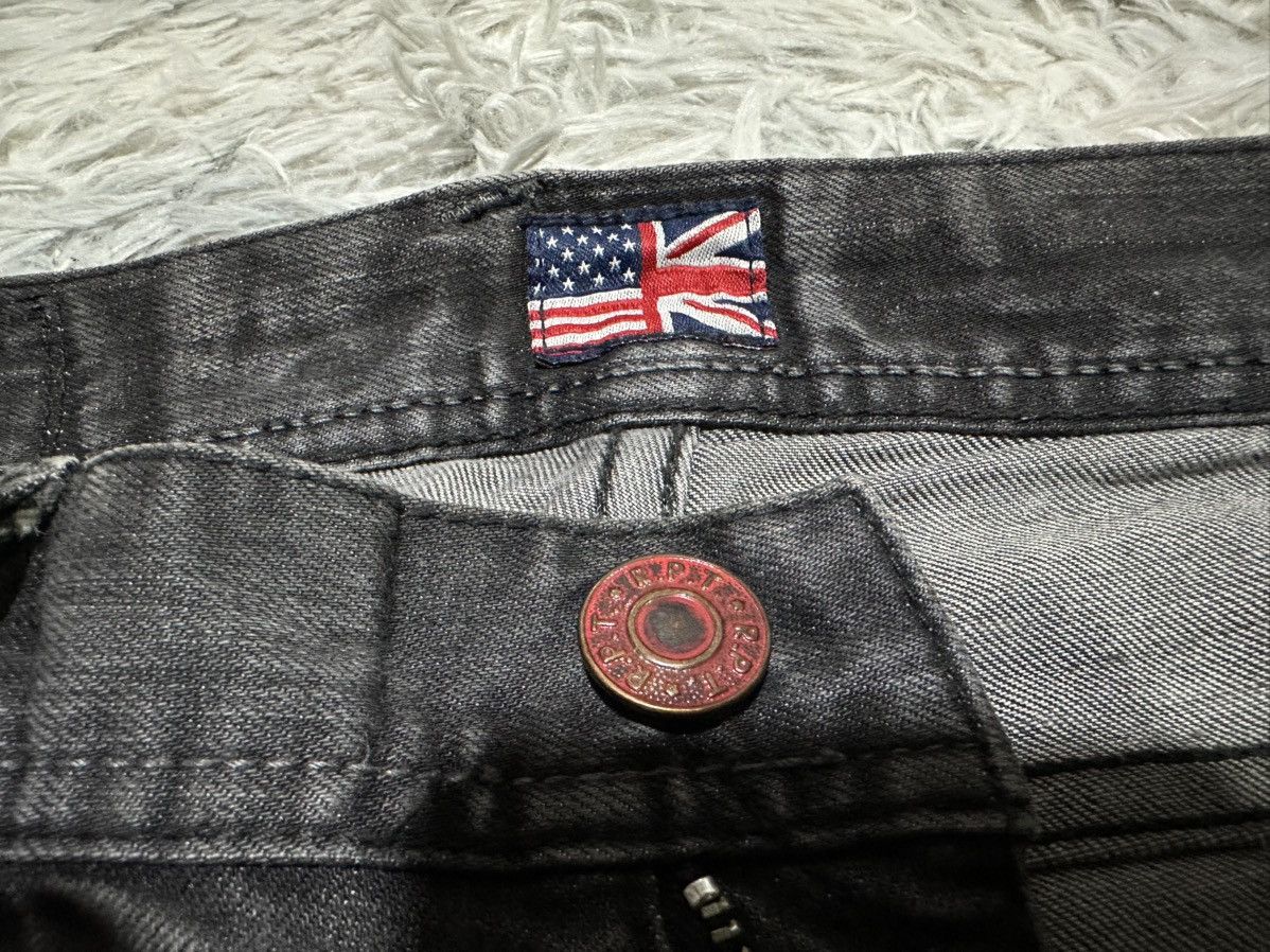 Number (N)ine 🔥Sick Y2K RPT Rupert Leather Patchwork Denim Distressed Size US 30 / EU 46 - 9 Thumbnail