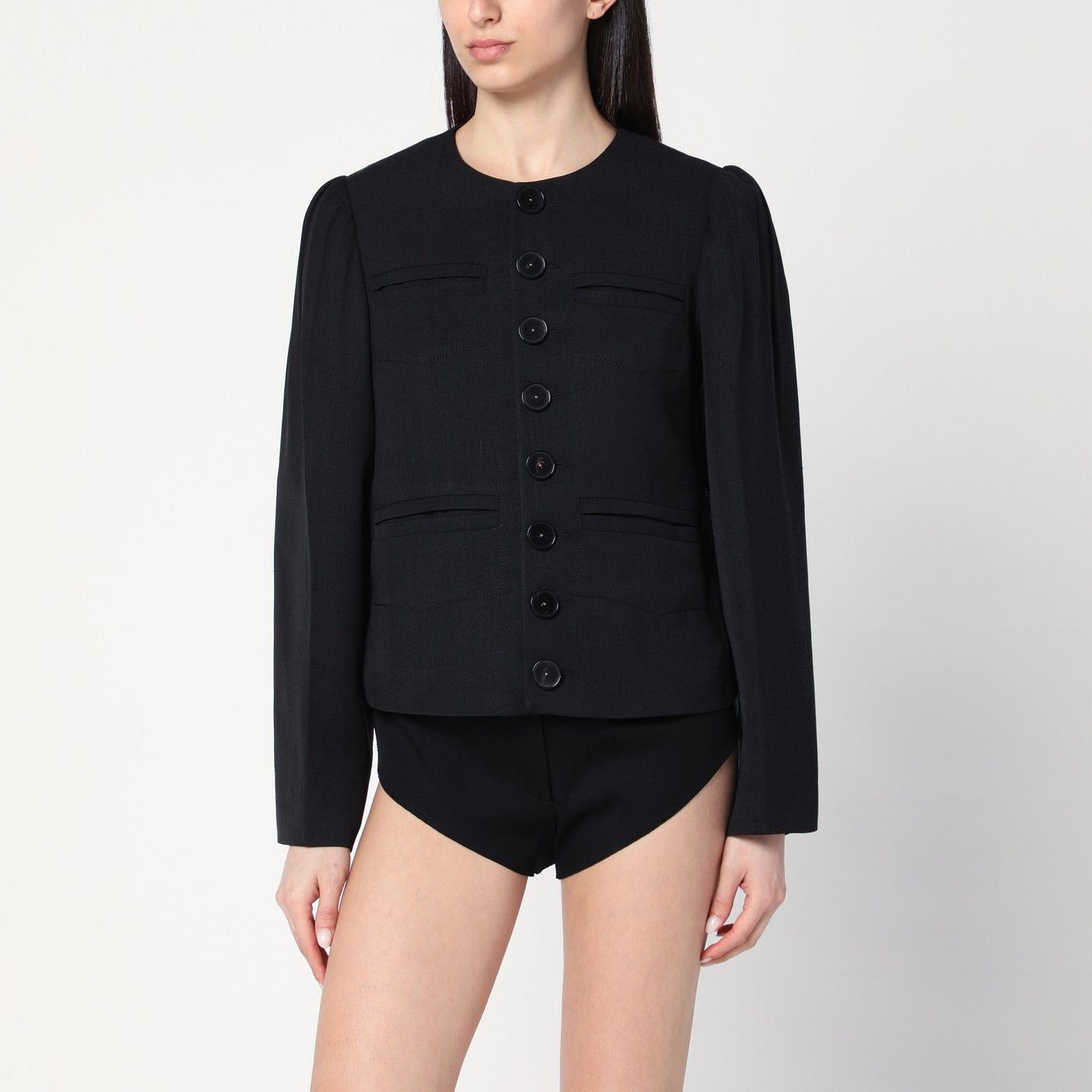 Namacheko Namacheko Regiment Black Jacket In Silk Blend Size XS / US 0-2 / IT 36-38 - 1 Thumbnail