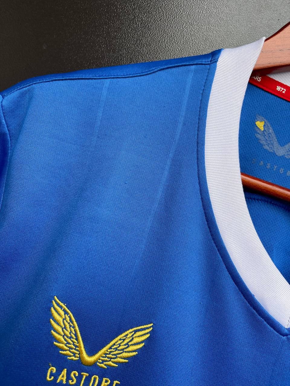 Vintage Glasgow Rangers 2021 2022 home soccer shirt jersey kit tee Size US L / EU 52-54 / 3 - 6 Thumbnail
