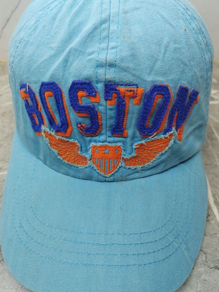 Vintage Vintage Boston Distressed Style Cap Size ONE SIZE - 3 Thumbnail