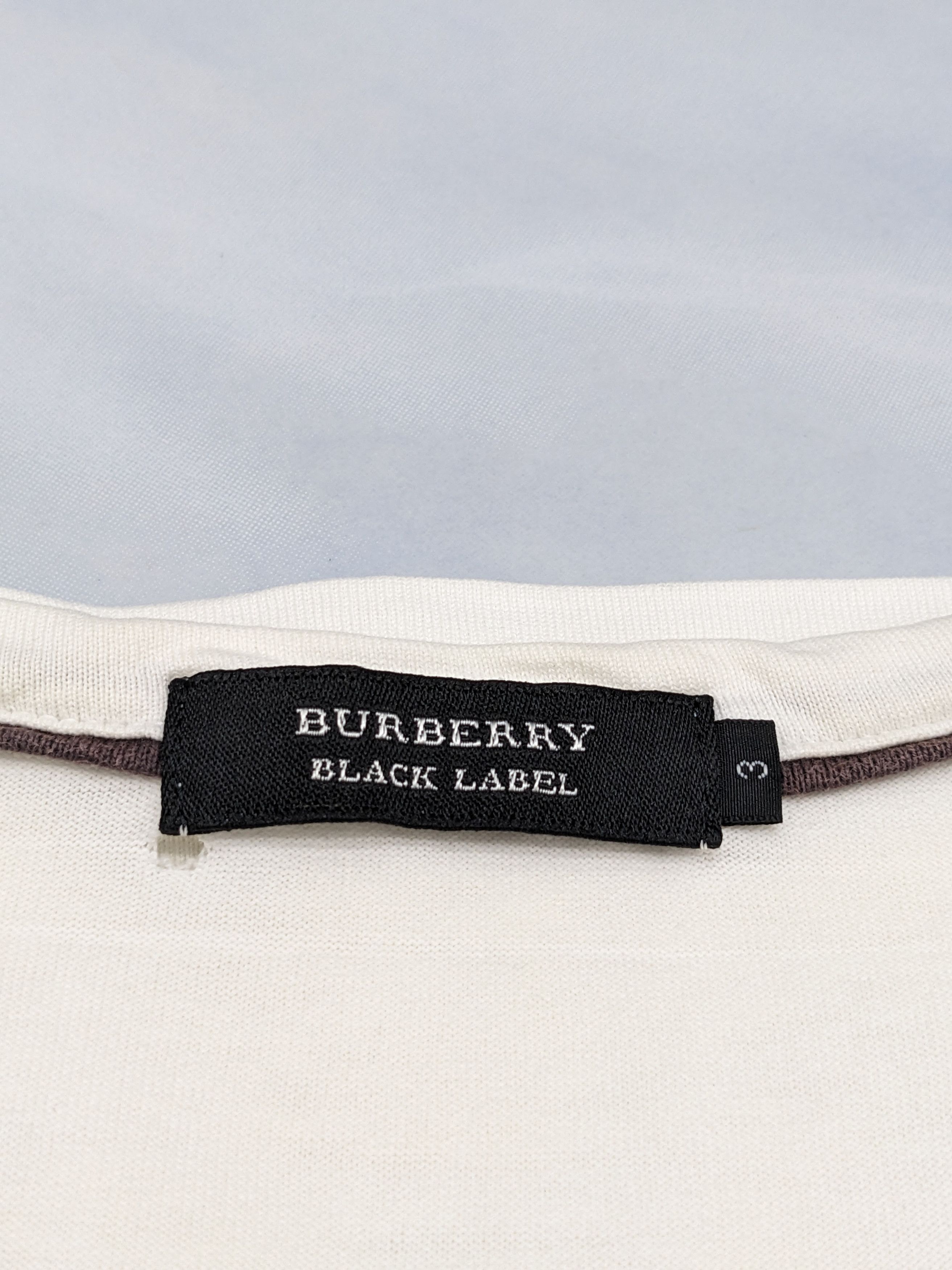 Burberry BURBERRY BLACK LABEL V NECK TSHIRT Size US L / EU 52-54 / 3 - 10 Thumbnail
