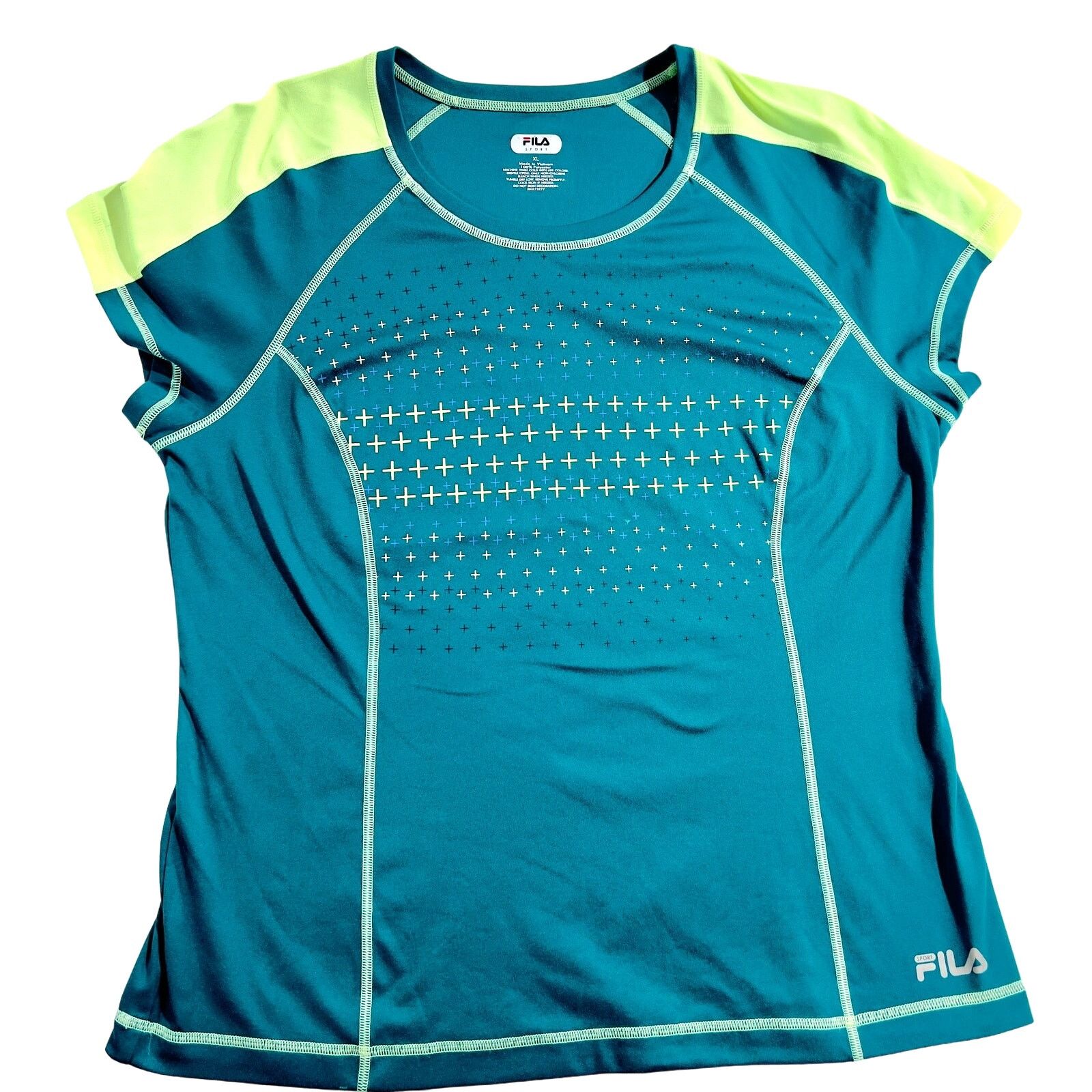 Fila Sleeveless Performance Shirt Fila Sport XL Green Wicking Size XL / US 12-14 / IT 48-50 - 1 Thumbnail