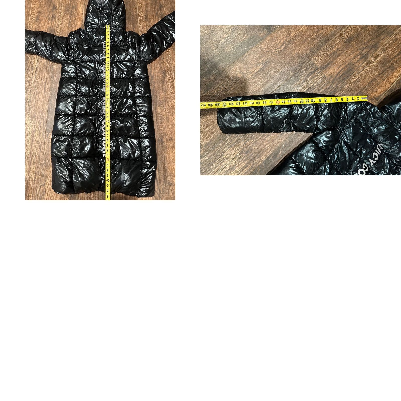 Juicy Couture VINTAGE Juicy Couture black label puffer coat parka Down Blend size Large Coat Parka Women Long Black Logo Hooded Insulated Waterproof Zip Size L / US 10 / IT 46 - 10 Thumbnail