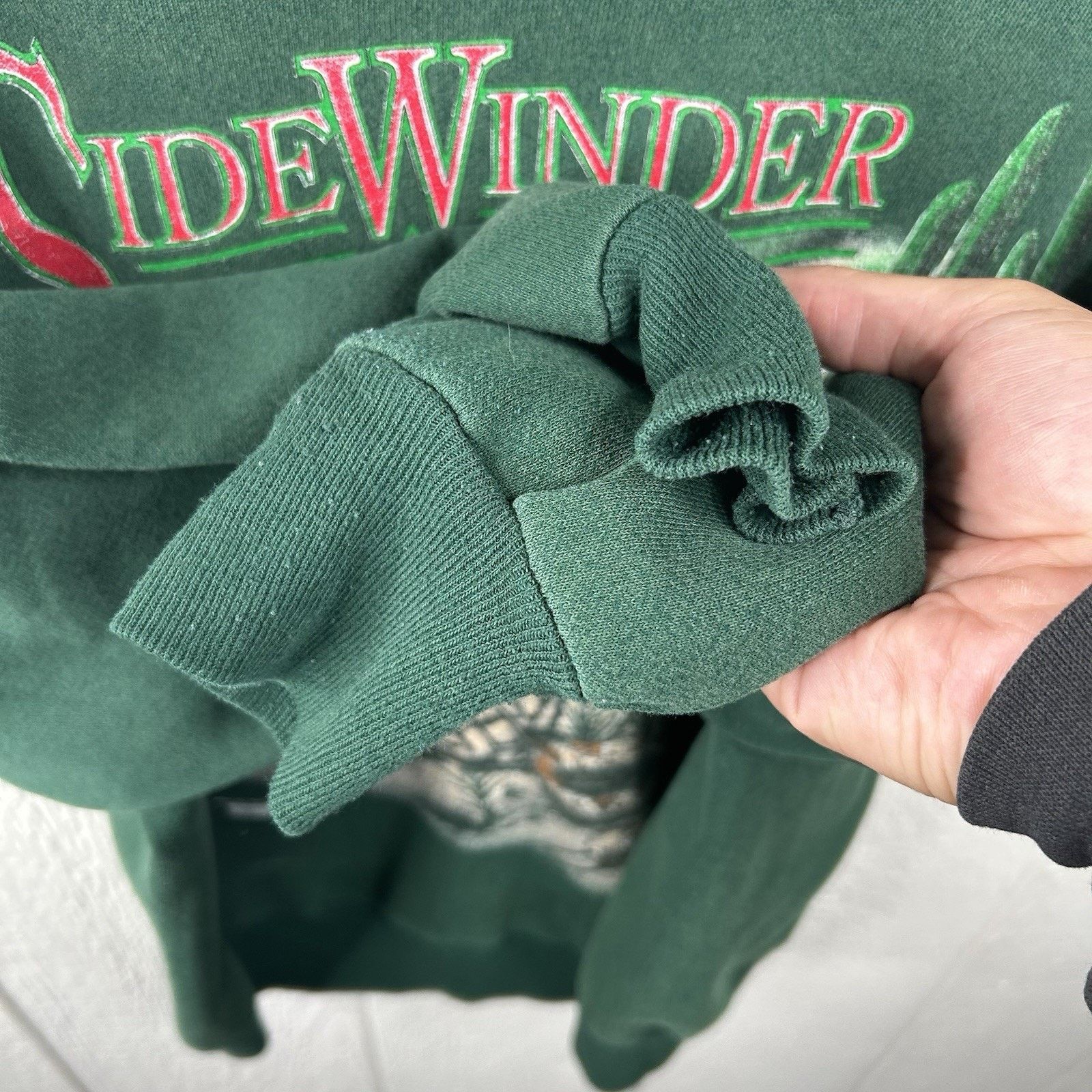 Vintage Harley Davidson Green Side Winder Snake Crewneck Size Large Size US L / EU 52-54 / 3 - 5 Thumbnail