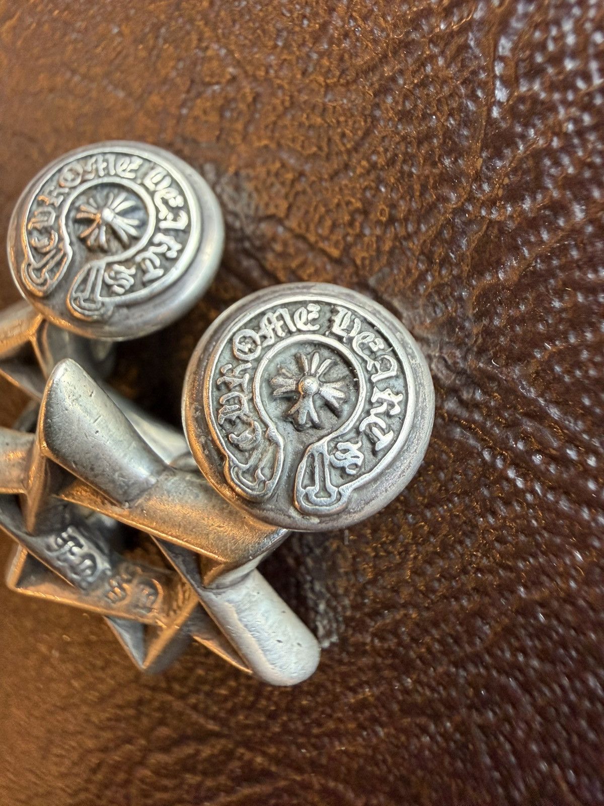 Chrome Hearts Chrome Hearts .925 Sterling Silver Star of David Cufflinks Size ONE SIZE - 3 Thumbnail