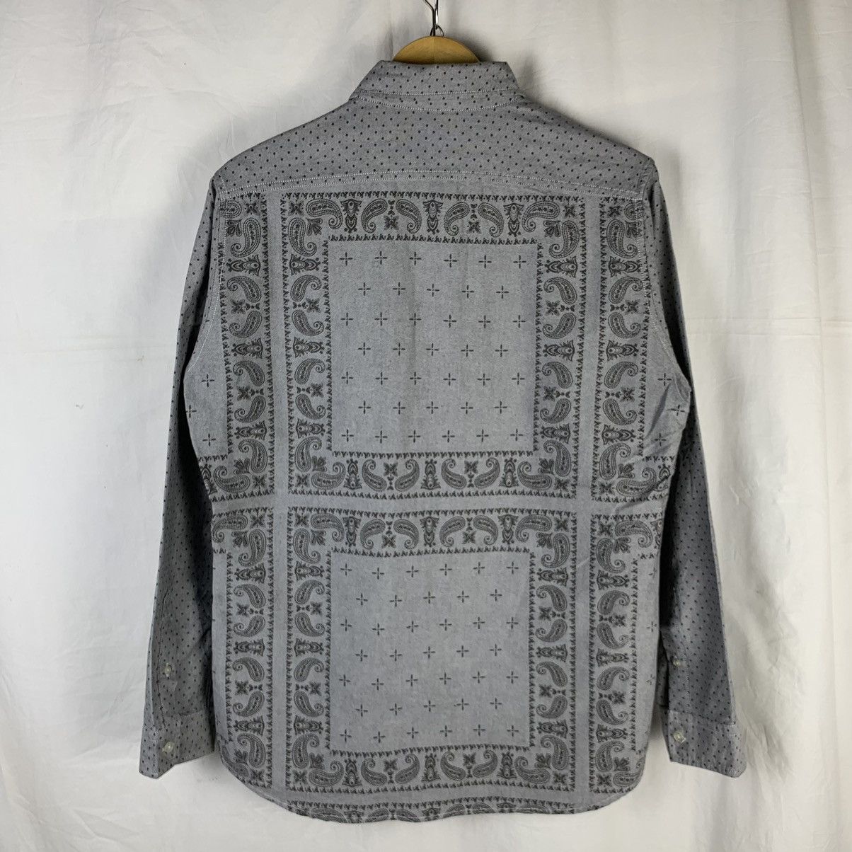 Japanese Brand Azul Moussy Bandana Paisley Button Up Shirt Size US L / EU 52-54 / 3 - 2 Thumbnail