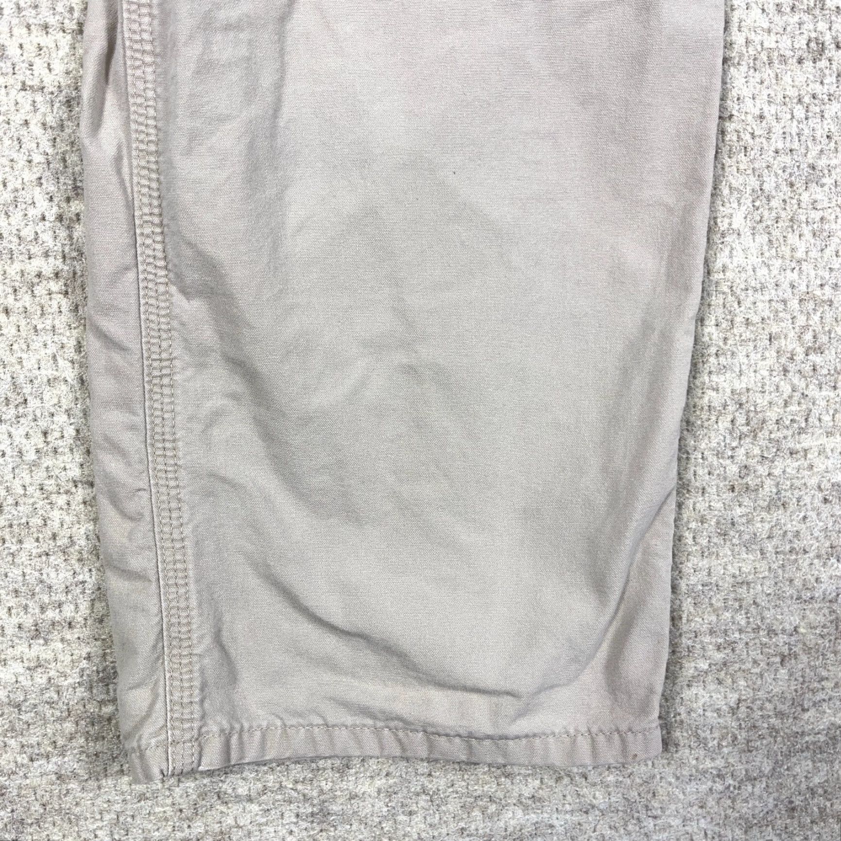 Carhartt VINTAGE Carhartt Pants Men 42x30 Carpenter JeansDungaree Work Wear B151 VTG Y2K Brown Beige Canvas 5-Pocket Casual Workwear Mens Size US 42 / EU 58 - 6 Thumbnail