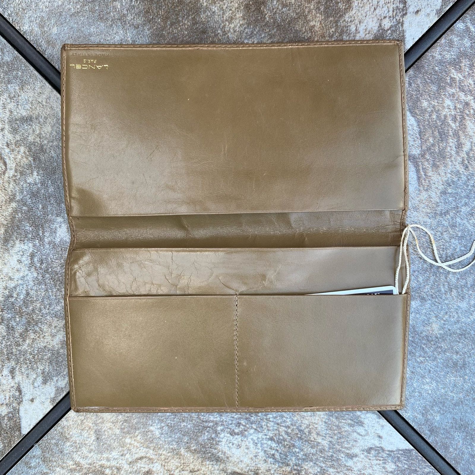 Lancel Lancel Vintage Tan Leather Wallet & Key Holder Set Size ONE SIZE - 4 Thumbnail