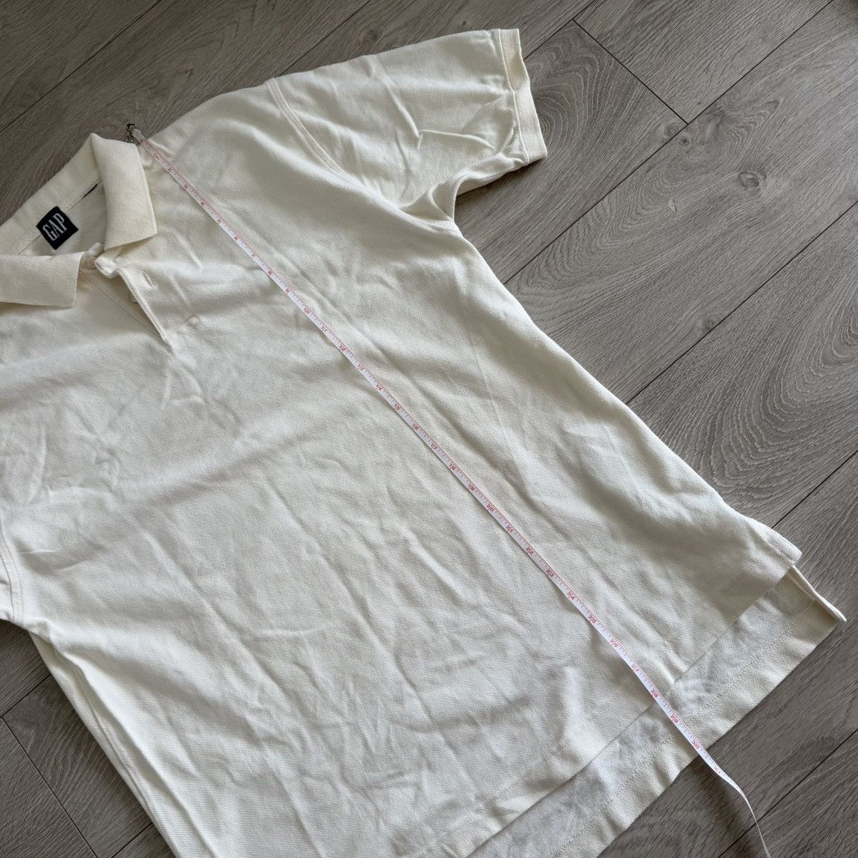 Gap VINTAGE Gap Light Yellow Polo Shirt M Mens 90s Short Sleeve Size US M / EU 48-50 / 2 - 4 Thumbnail