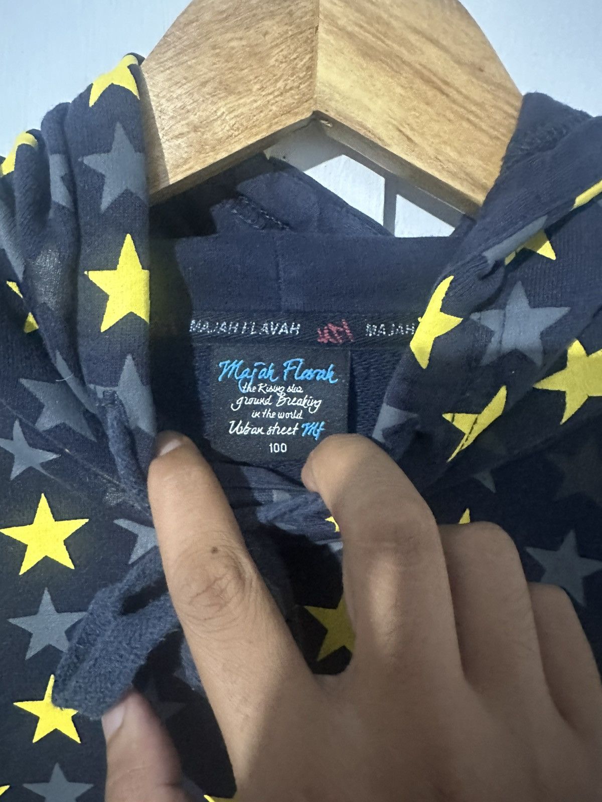 Hysteric Glamour RARE Y2K ALL OF PRINT STARS HOODIE FROM MAJAH FLAVA Size US M / EU 48-50 / 2 - 9 Thumbnail