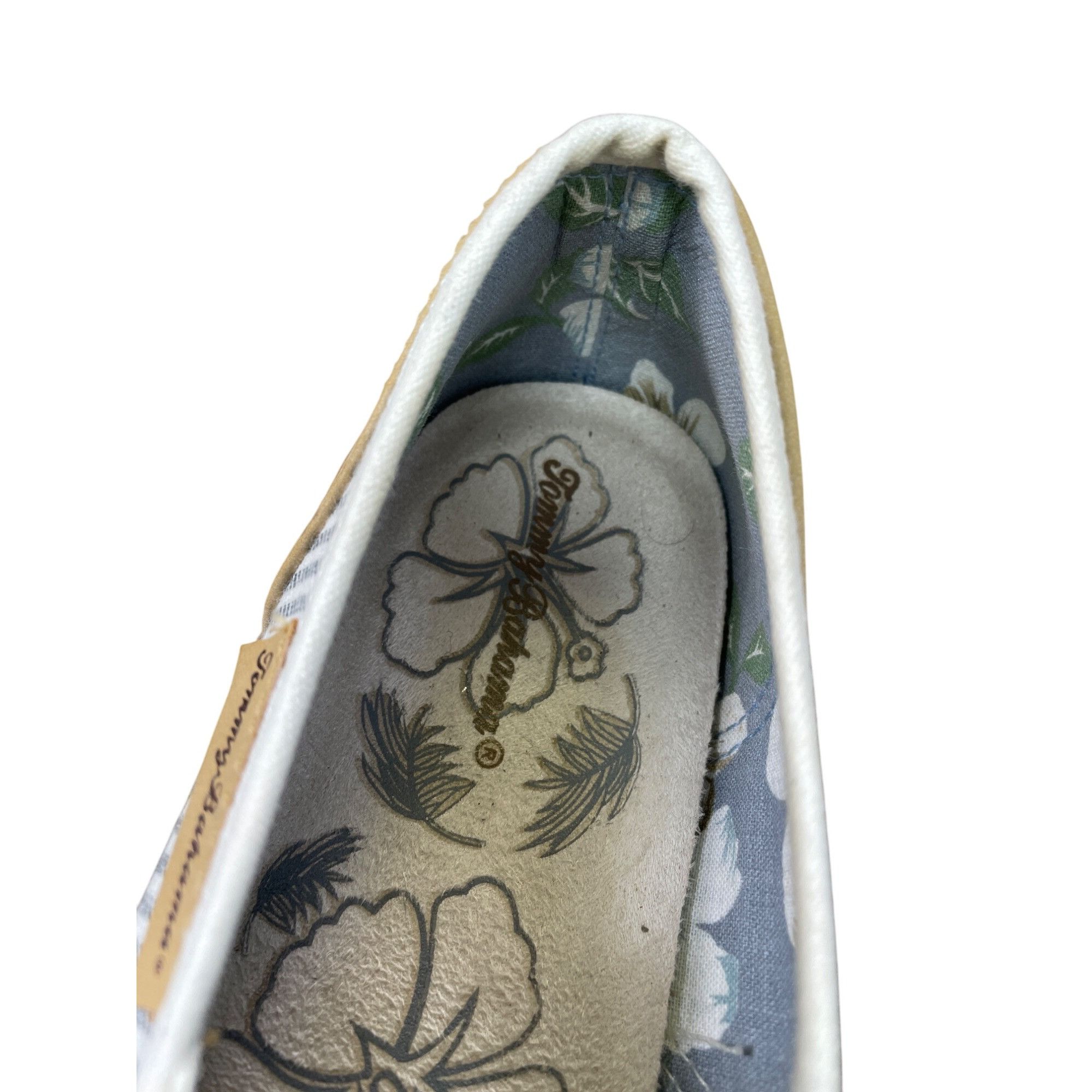 Tommy Bahama Tommy Bahama womans blue tan Slip-On loafers shoes Size 10 S Size US 9.5 / IT 39.5 - 11 Thumbnail
