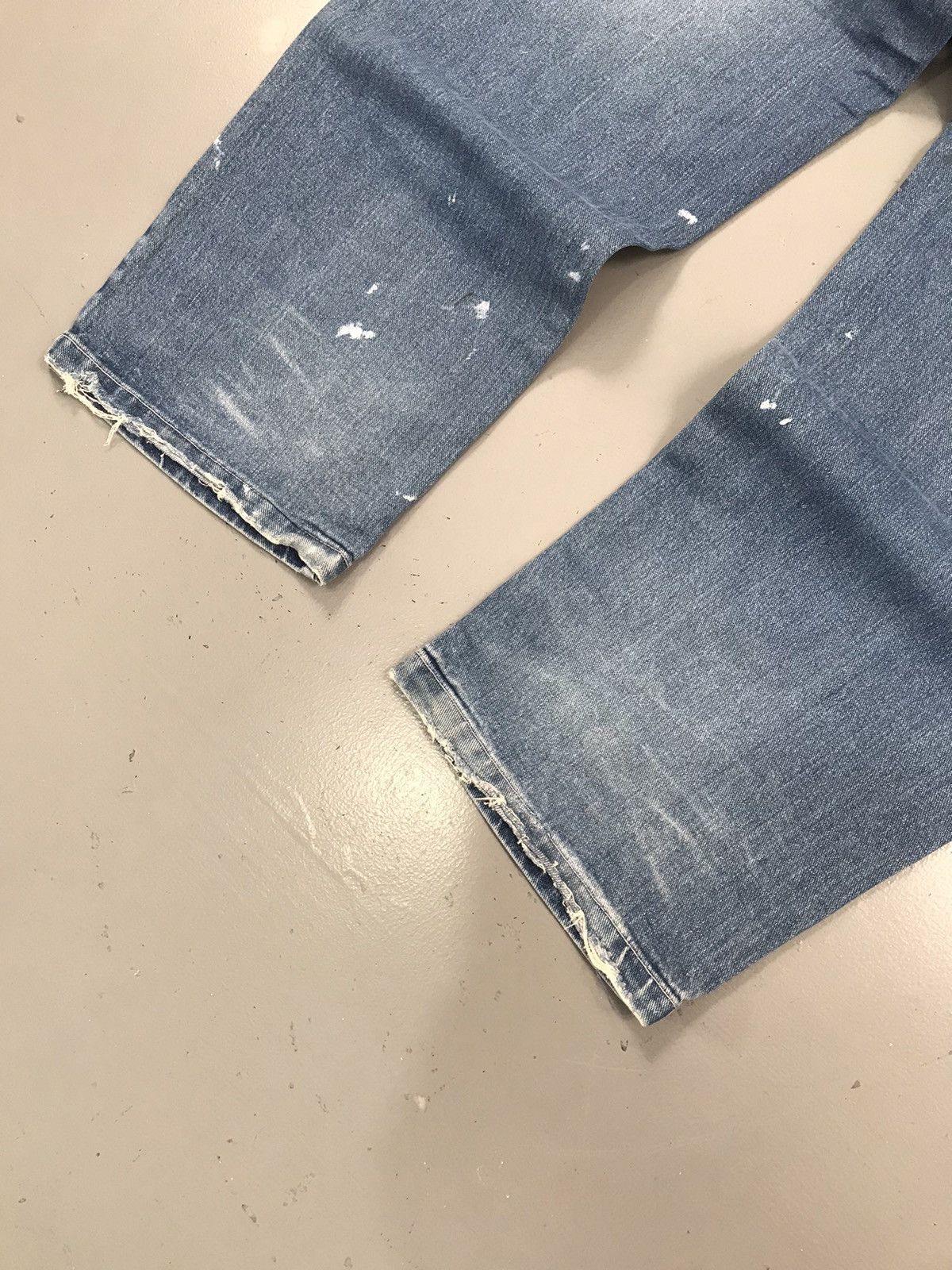 Dickies × Vintage Vintage dickies spell out embroidered denim Size US 33 - 11 Thumbnail