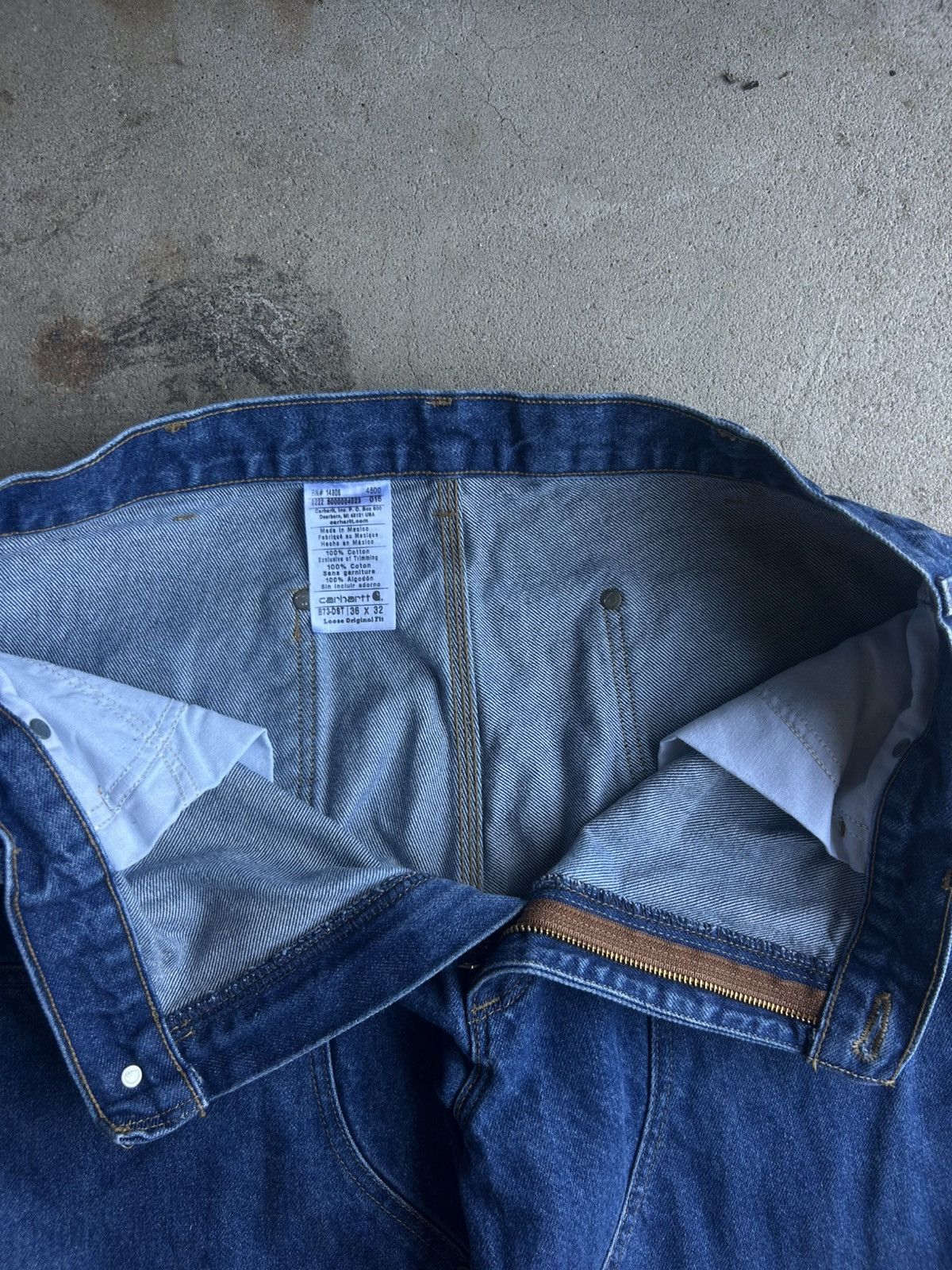 Carhartt Vintage Carhartt Denim carpenter work pants Size US 36 / EU 52 - 5 Thumbnail