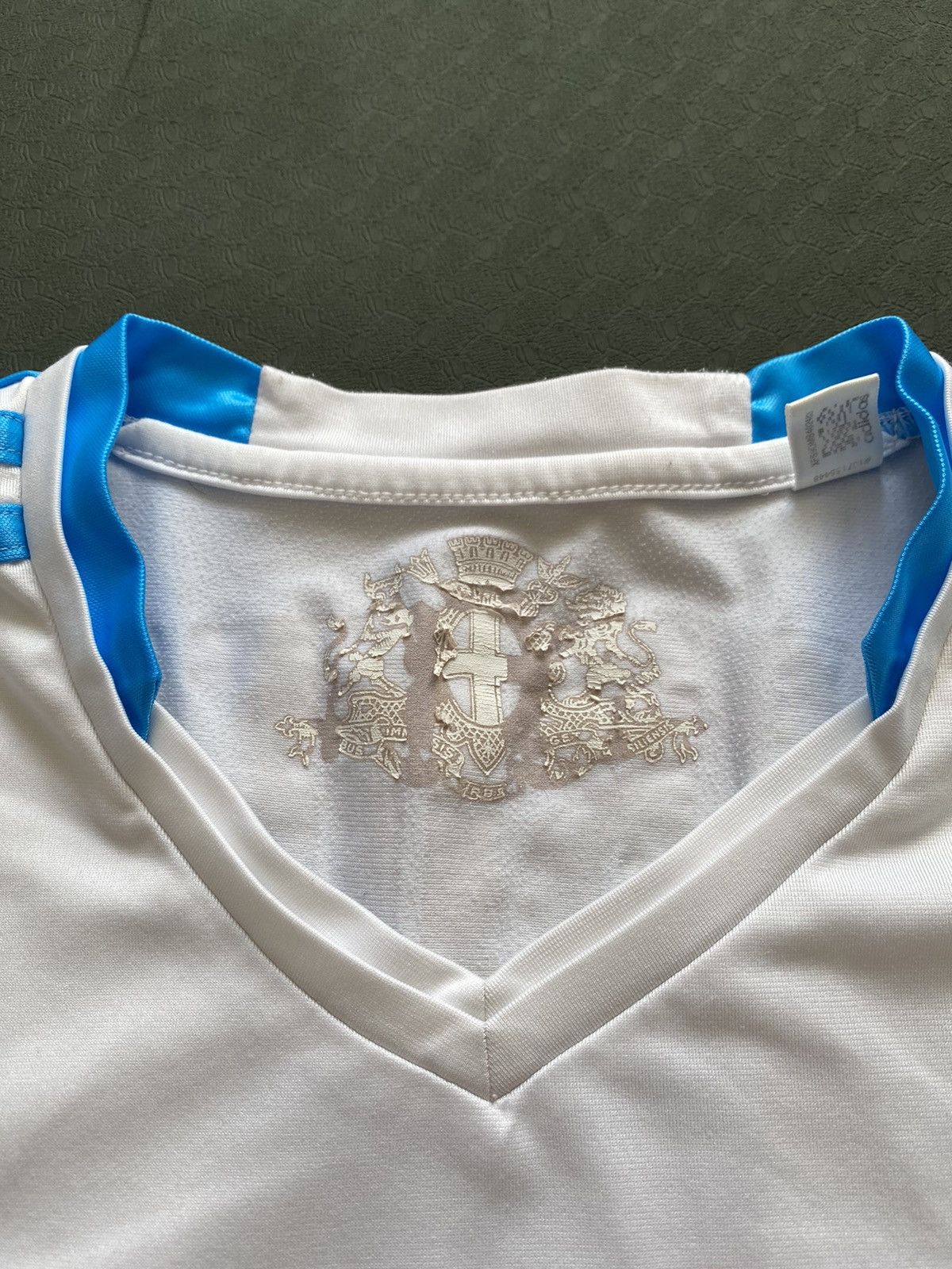 Adidas OLYMPIQUE MARSEILLE 2013/2014 HOME JERSEY #28 VALBUENA Size US M / EU 48-50 / 2 - 5 Thumbnail