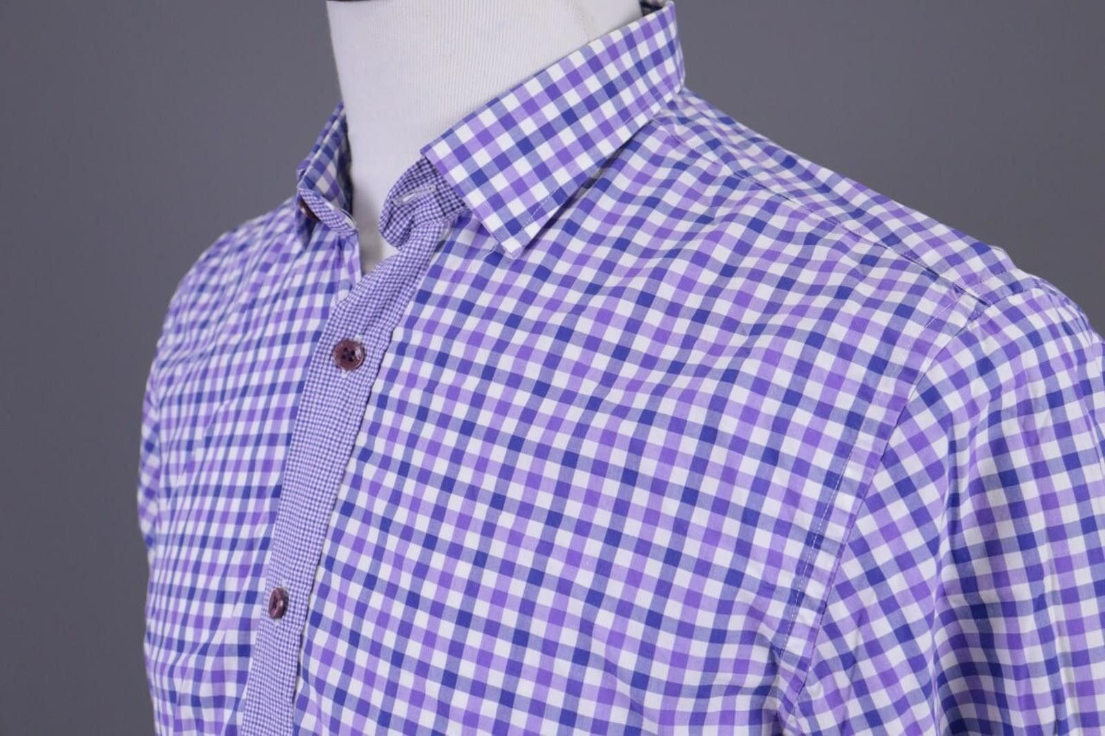 Etro Etro Luxury Multicolor Check Button Down Shirt Size 42 Size US M / EU 48-50 / 2 - 7 Thumbnail