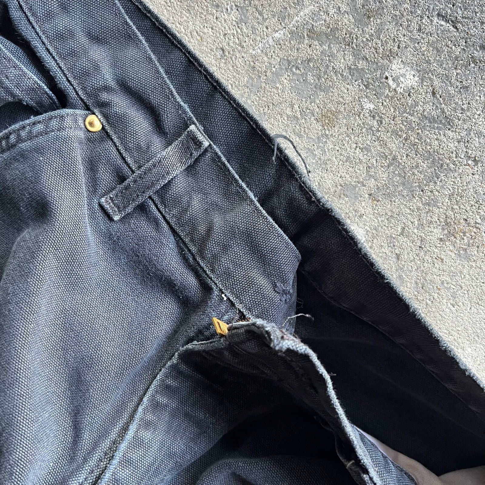 Carhartt × Vintage Carhartt black double knee work wear carpenter pants Size US 28 / EU 44 - 6 Thumbnail