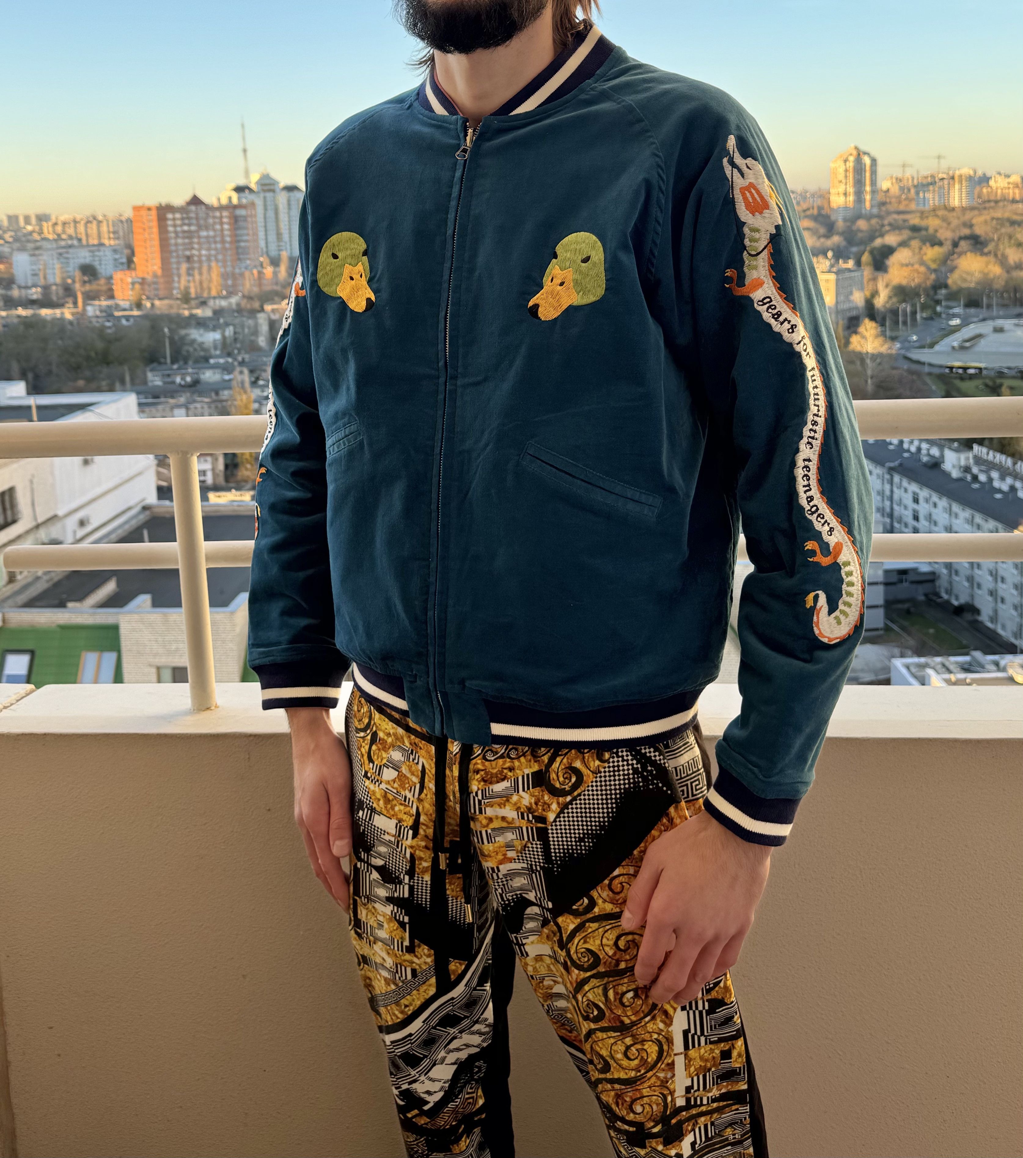 Human Made HUMAN MADE Reversible Souvenirs Yokosuka Bomber Jacket Size US M / EU 48-50 / 2 - 2 Thumbnail