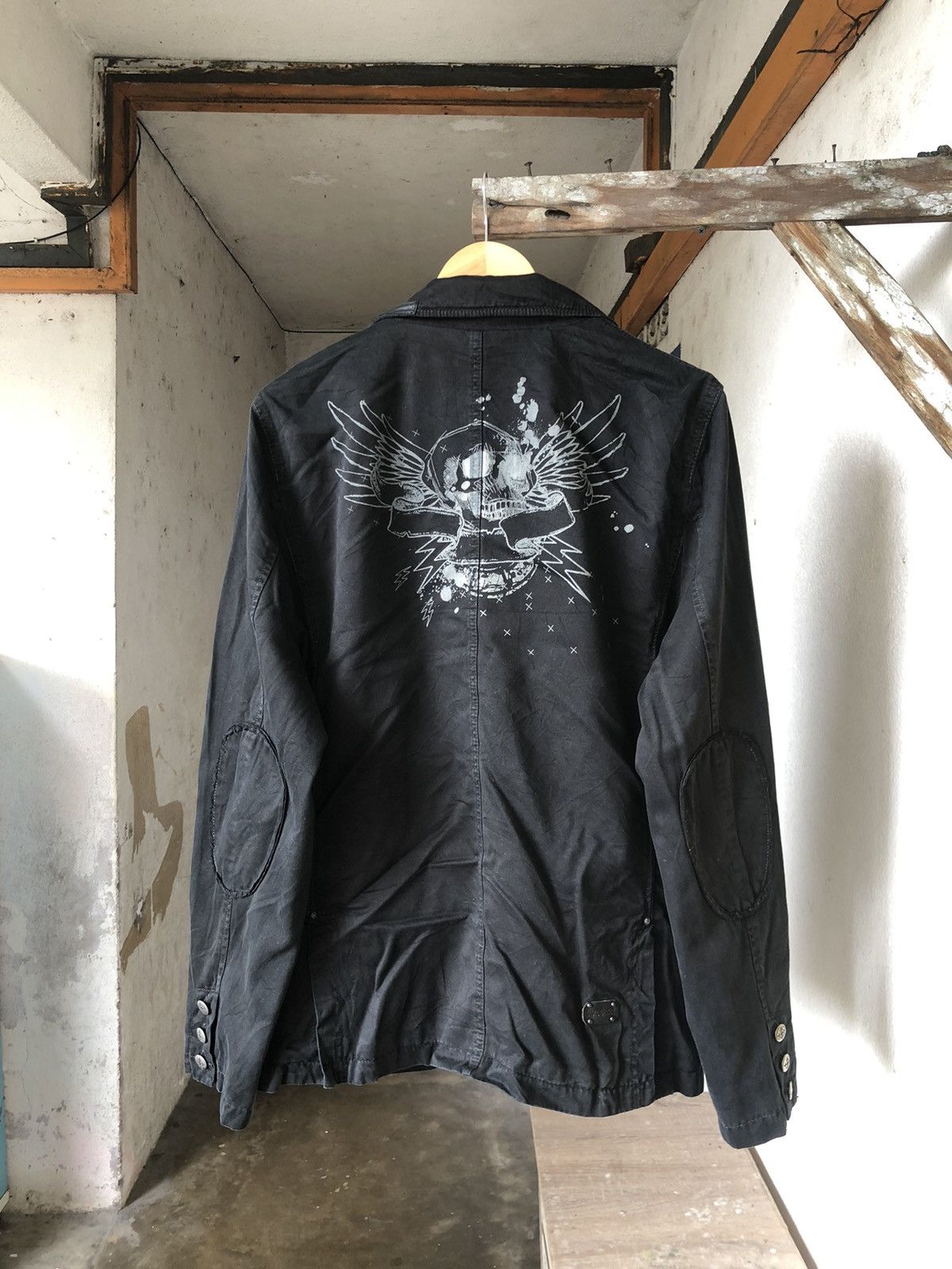 Buffalo David Bitton Vintage Buffalo David Bitton Skull Punk Jacket Size US L / EU 52-54 / 3 - 4 Thumbnail