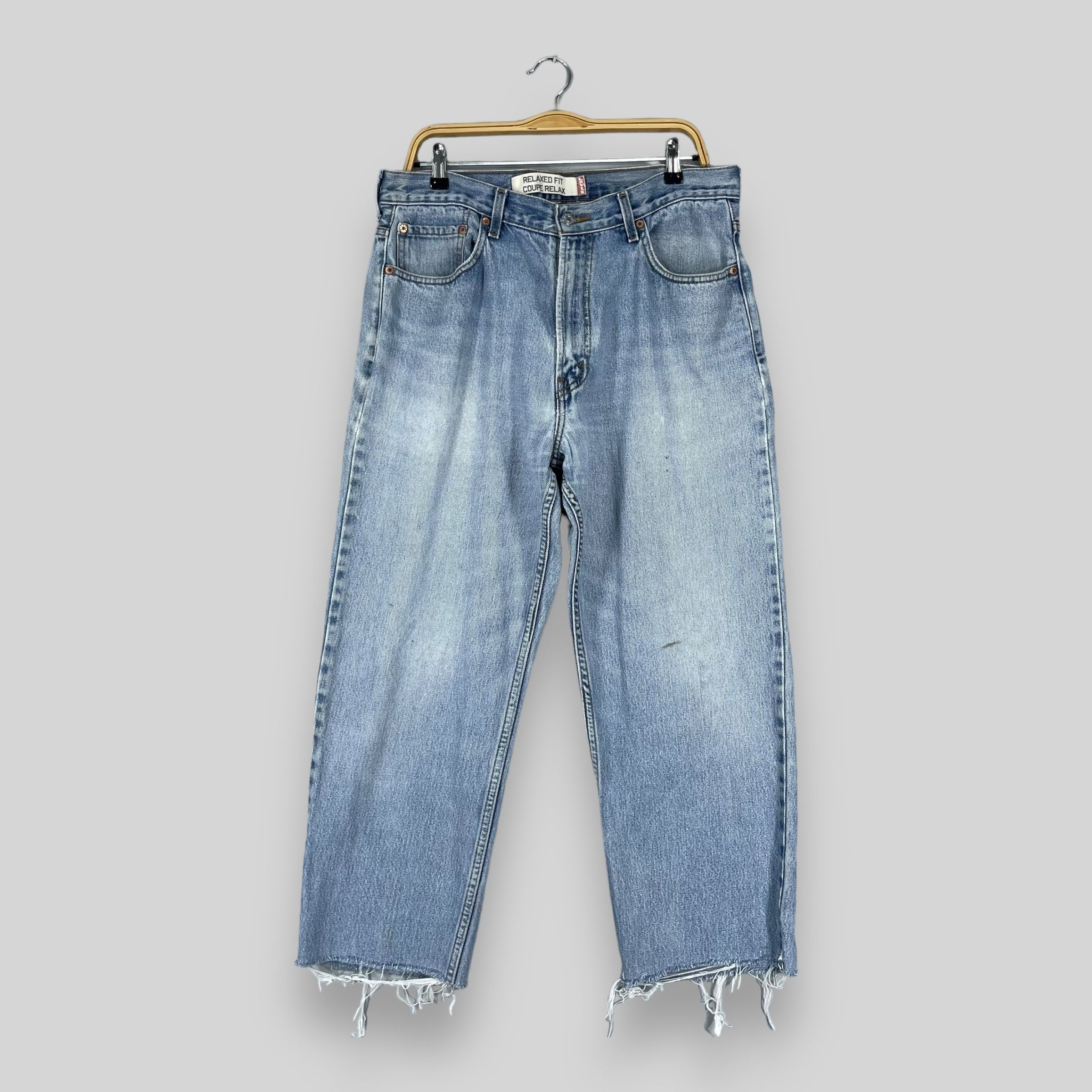 Jean × Levi's Size 34 Vintage Levis Relaxed Fit Distressed Jeans Size US 34 / EU 50 - 1 Thumbnail