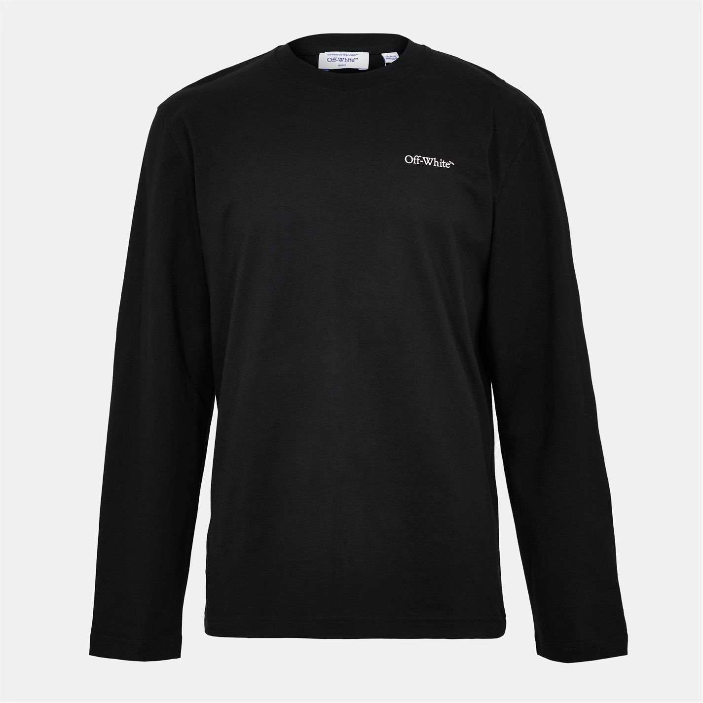Off-White o1g2r1mq0226 Arrow Skate Long Sleeve T-Shirt In Black Size US M / EU 48-50 / 2 - 1 Thumbnail