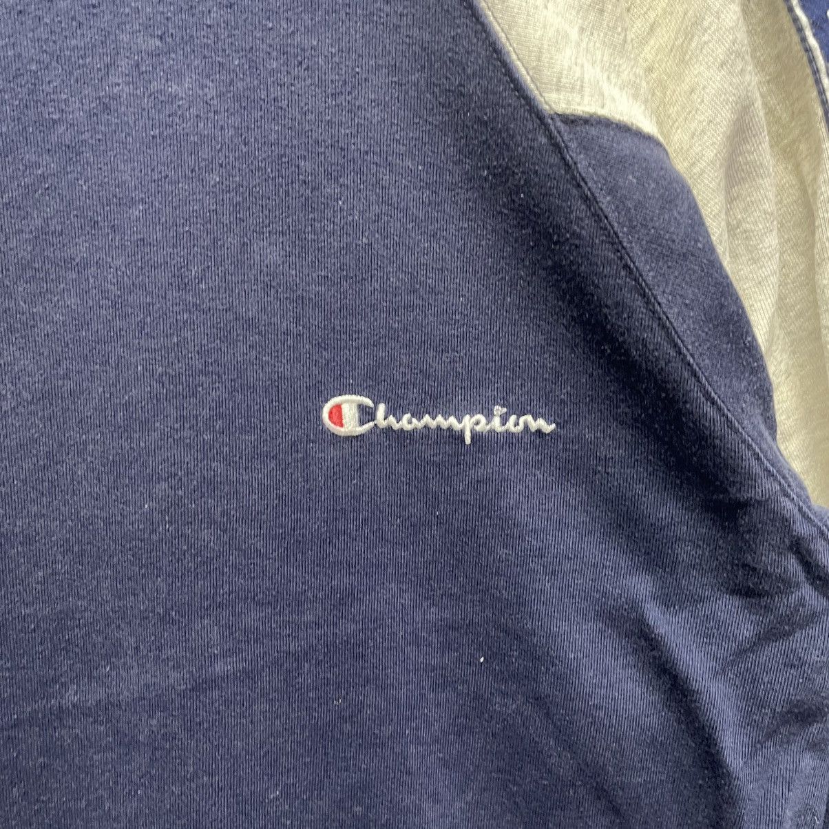 Champion Late 1990s Champion USA Logo Tape Raglan Crewneck Sweatshirt Size US L / EU 52-54 / 3 - 3 Thumbnail