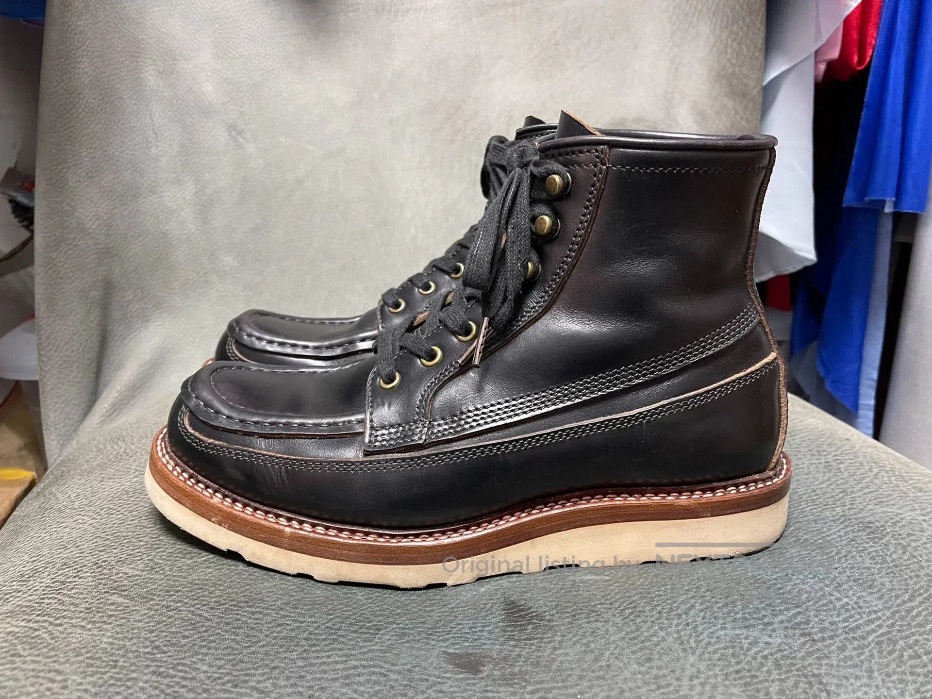 Left Hand Master Zuo Custom Horween Leather Shoes. Size US 9 / EU 42 - 3 Thumbnail