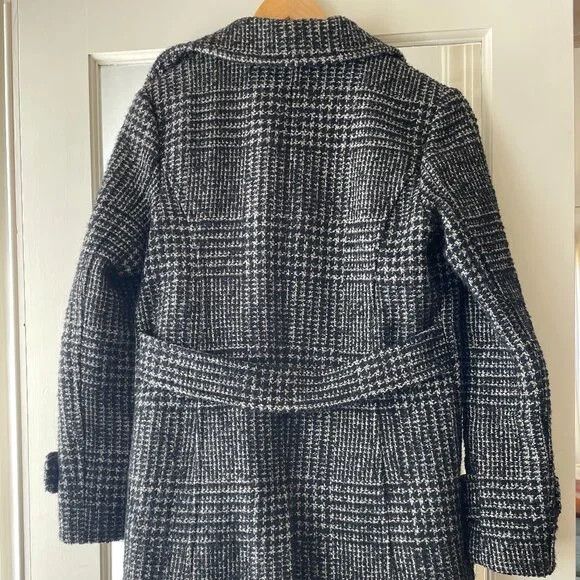 Ellen Tracy Ellen Tracy Double-Breasted Black and White Coat Size XS / US 0-2 / IT 36-38 - 5 Thumbnail