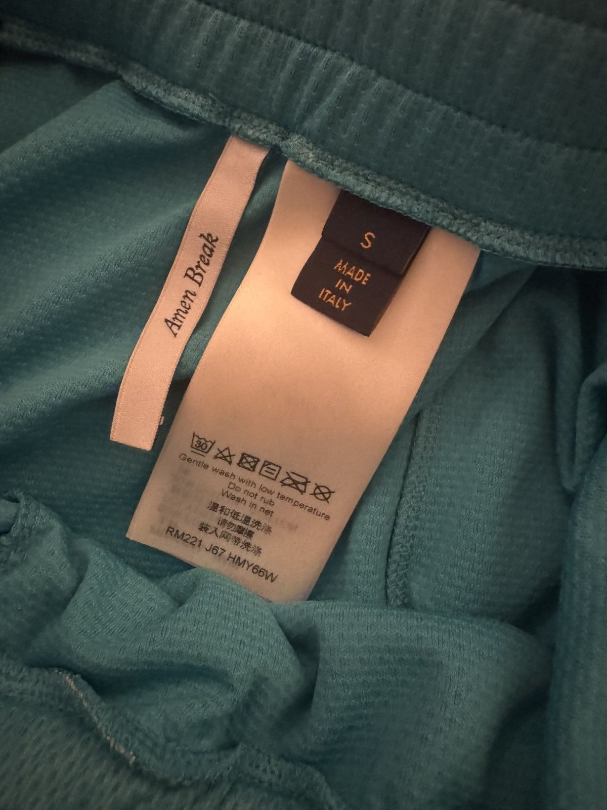 Louis Vuitton Louis Vuitton Amen Break Blue LV Basketball Shorts Small Size US 30 / EU 46 - 6 Thumbnail