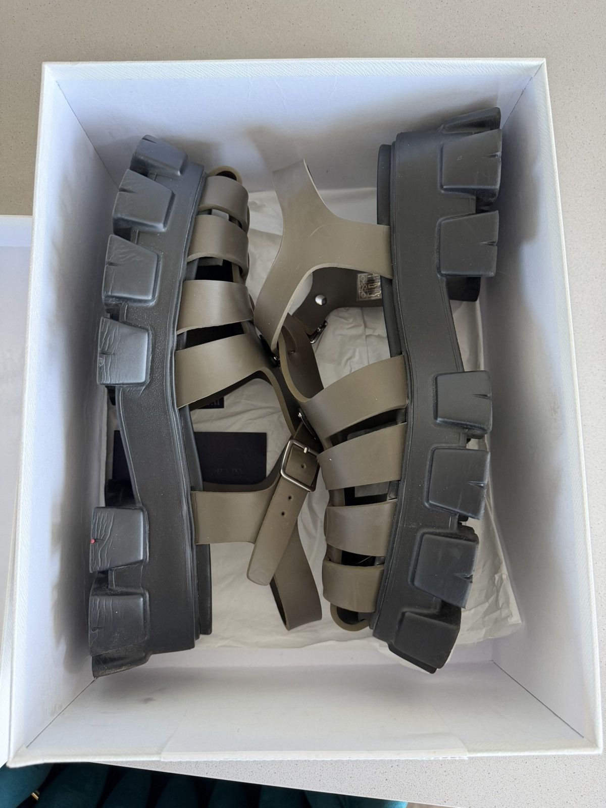 Prada Prada monolith sandals Size US 13 / EU 46 - 6 Thumbnail