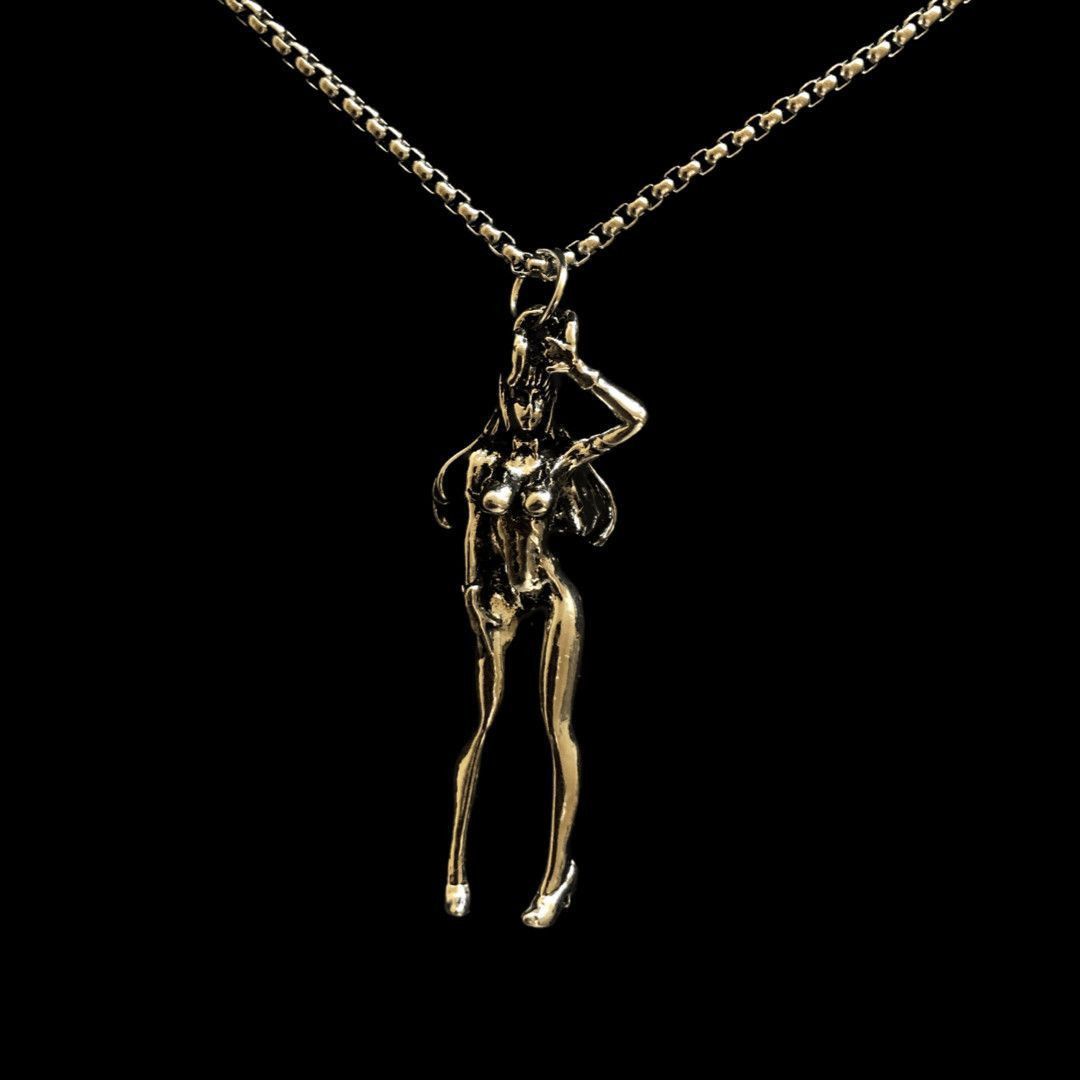 Jewelry Punk Necklace Gothic Chain Size ONE SIZE - 2 Thumbnail