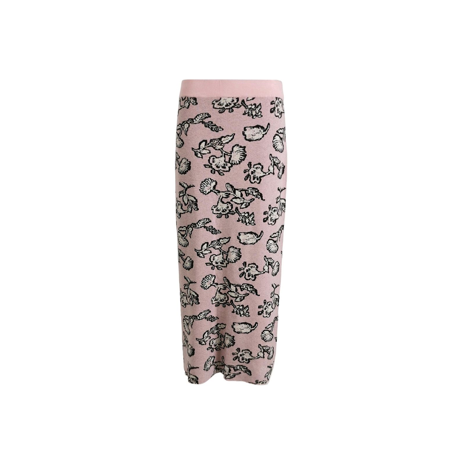 Weekend Max Mara Weekend Max Mara L Pink Floral Skirt Size 30" / US 8 / IT 44 - 1 Thumbnail