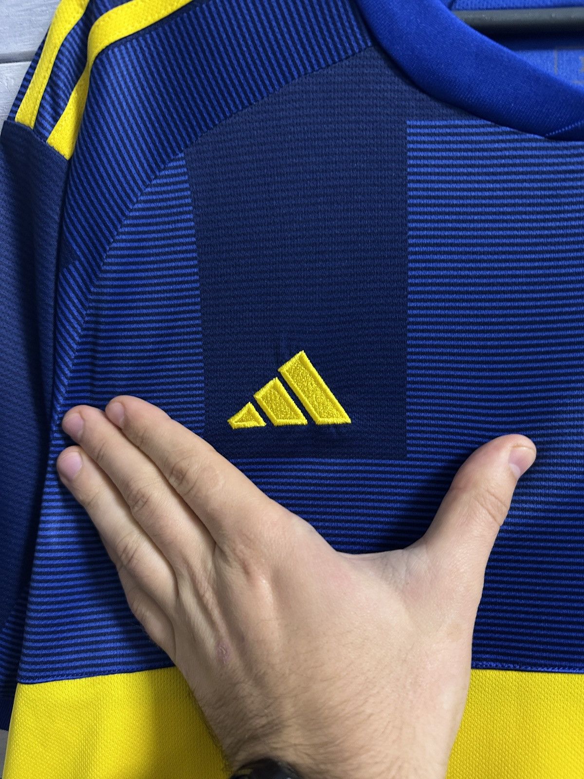 Adidas Rare New Soccer Jersey Boca Juniors Adidas 2023. Size US XL / EU 56 / 4 - 3 Thumbnail