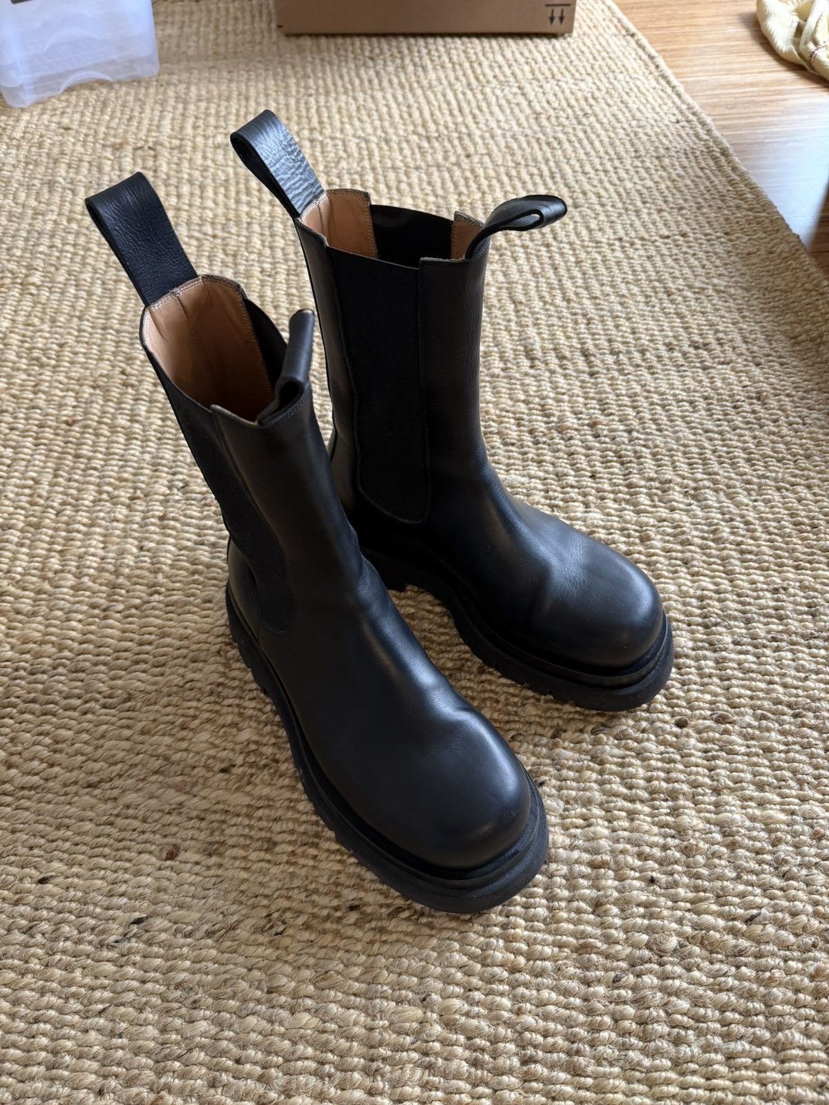 Bottega Veneta Tire Lug Boots Size US 6 / EU 39 - 1 Thumbnail