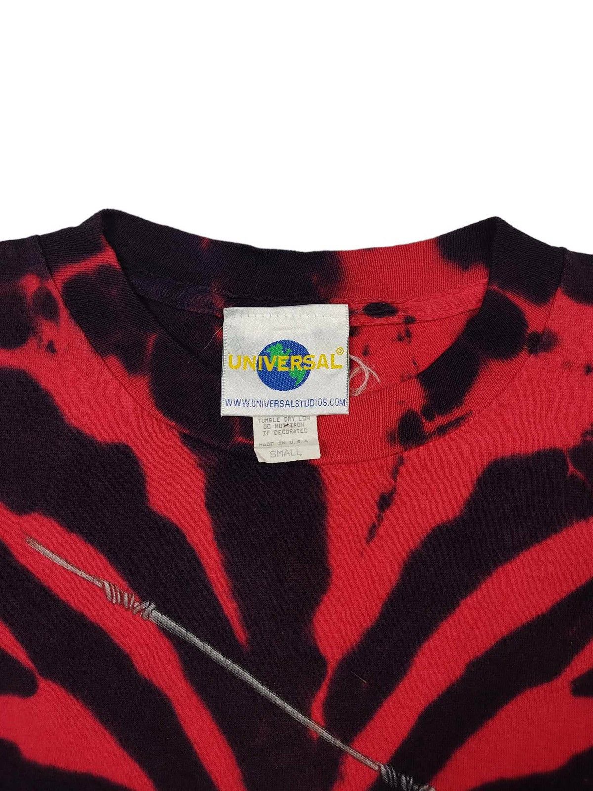 Cartoon Network × Vintage Vintage 90s Spiderman Tie Dye Universal Studios T Shirt Size US S / EU 44-46 / 1 - 4 Thumbnail