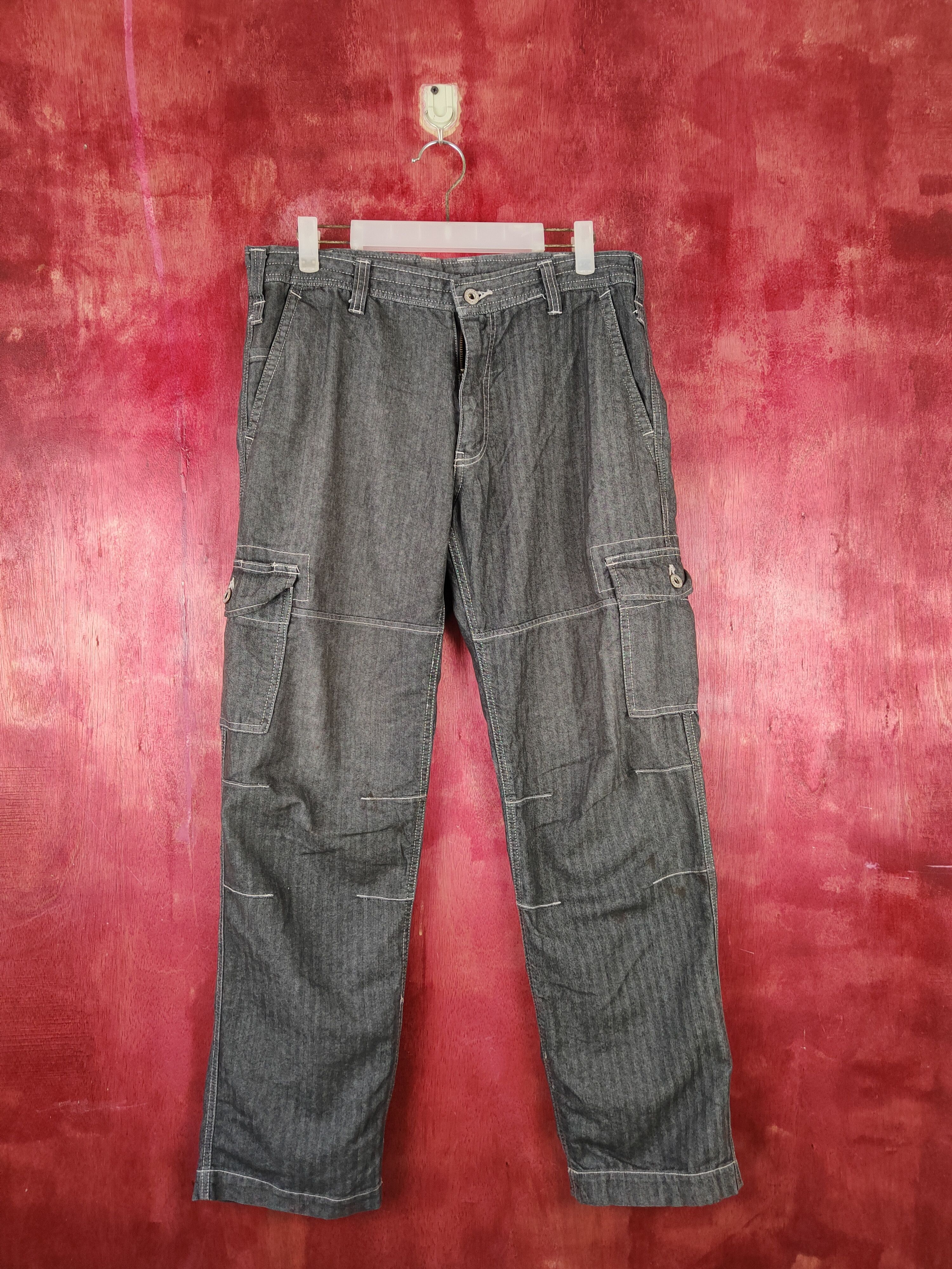 Japanese Brand Dogman Black Multipocket Tactical Cargo Pants #S1278 Size US 34 / EU 50 - 1 Thumbnail