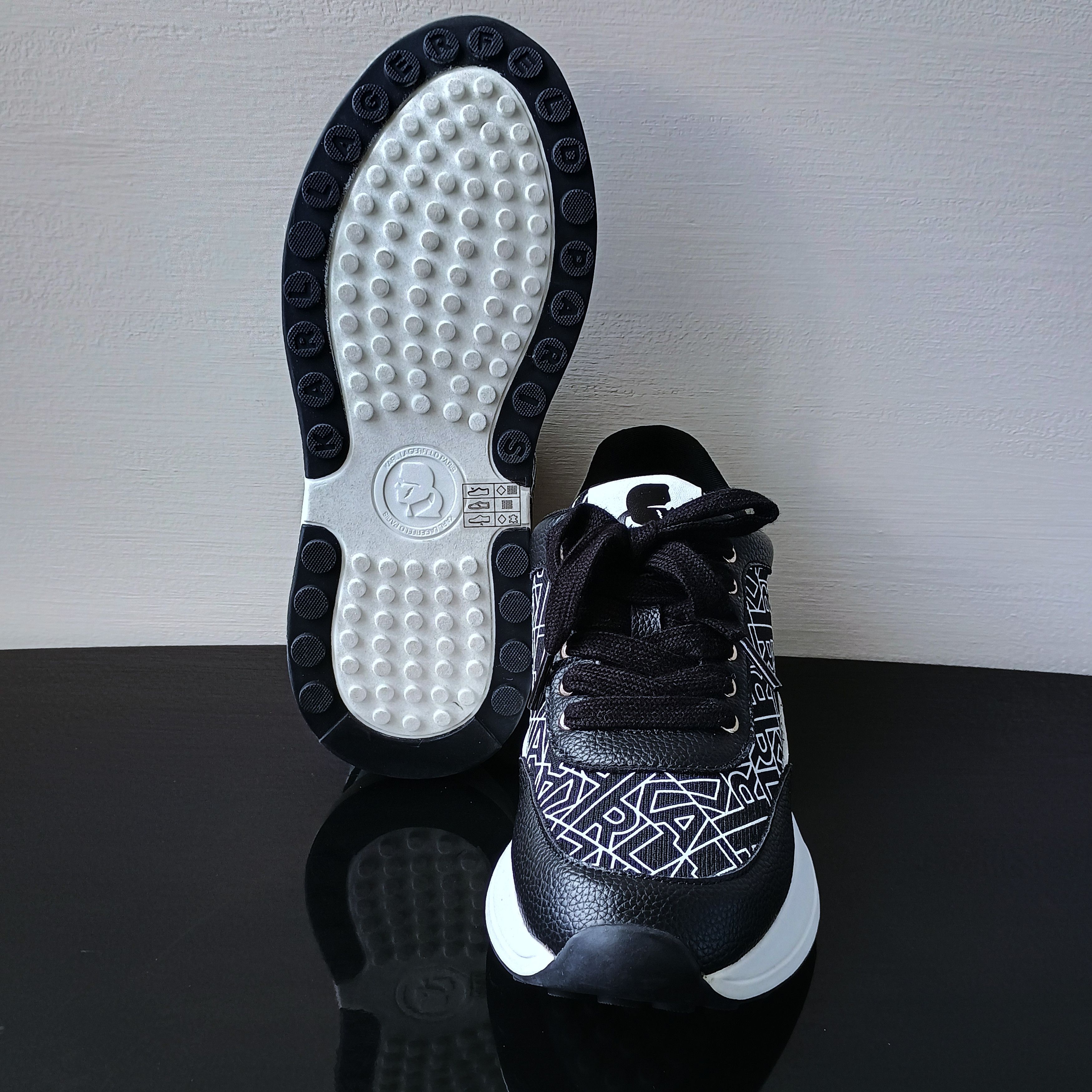 Karl Lagerfeld Karl Lagerfeld Paris Women's Dallas Logo Chunky Sneaker Size US 8.5 / IT 38.5 - 12 Thumbnail