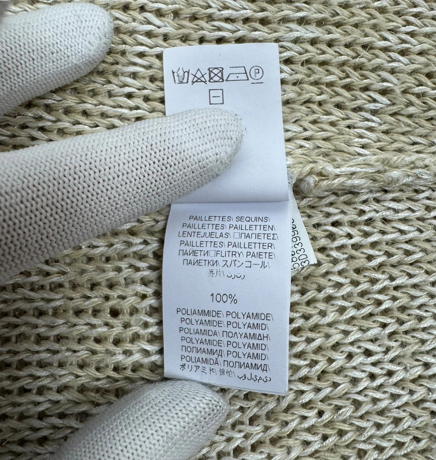 Brunello Cucinelli Brunello Cucinelli Sequined Sweater Hemp Linen size XS Size XS / US 0-2 / IT 36-38 - 14 Thumbnail