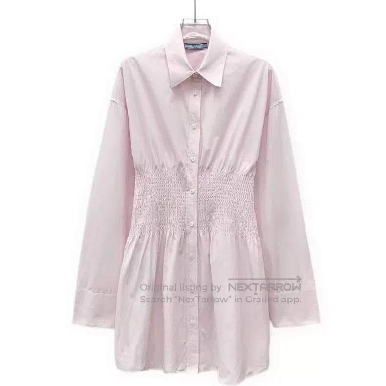 Prada Prada 24 light pink triangle standard cotton lapel single- Size XS / US 0-2 / IT 36-38 - 1 Thumbnail